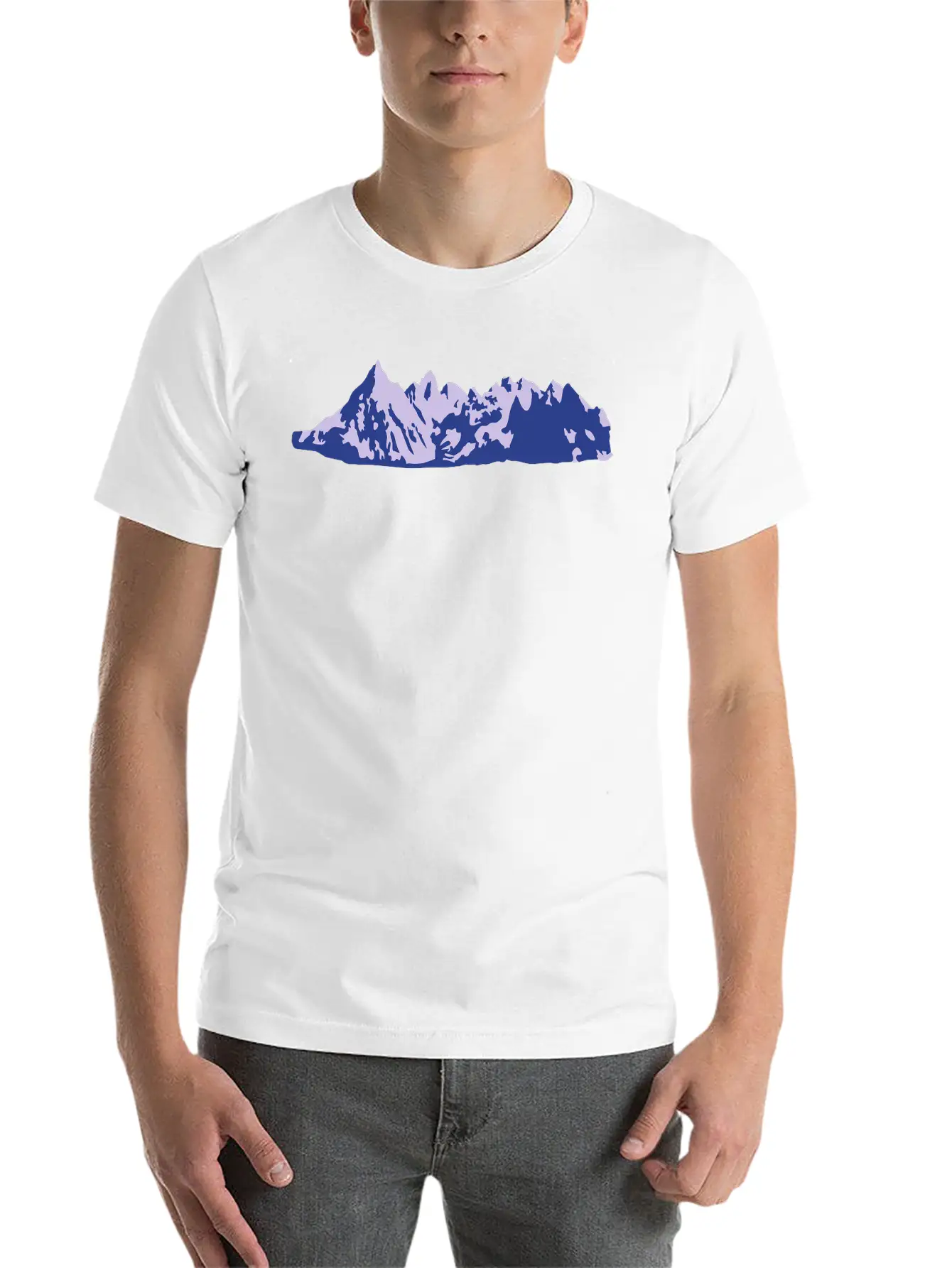 Mountains, Mountain Stylish Everyday T-Shirt – Unisex Basic Cotton Tee