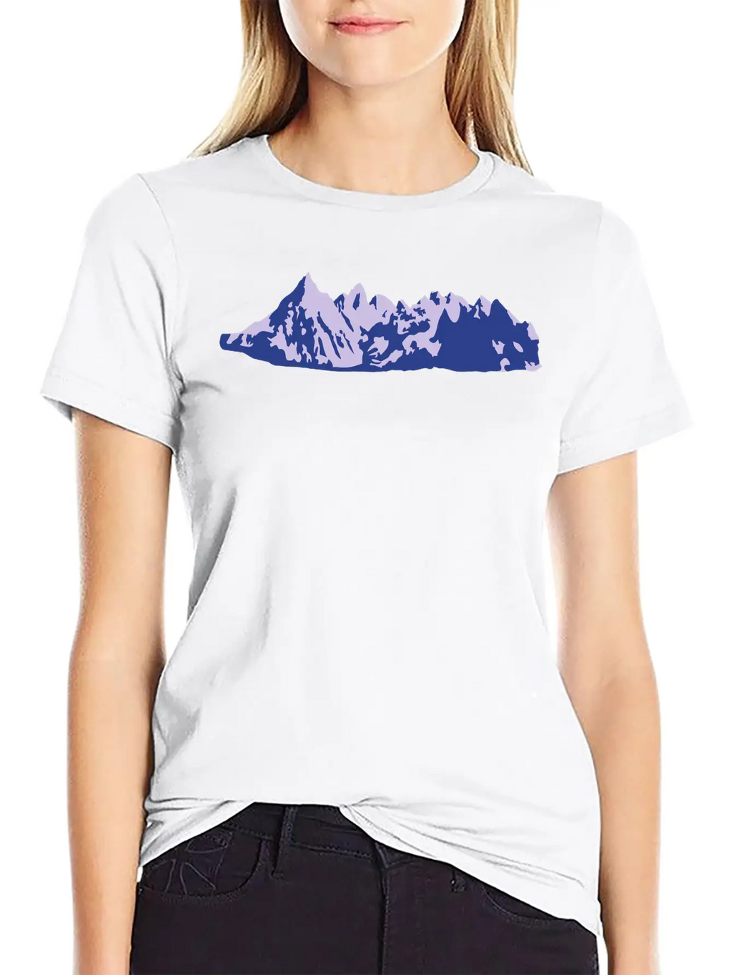 Mountains, Mountain Stylish Everyday T-Shirt – Unisex Basic Cotton Tee