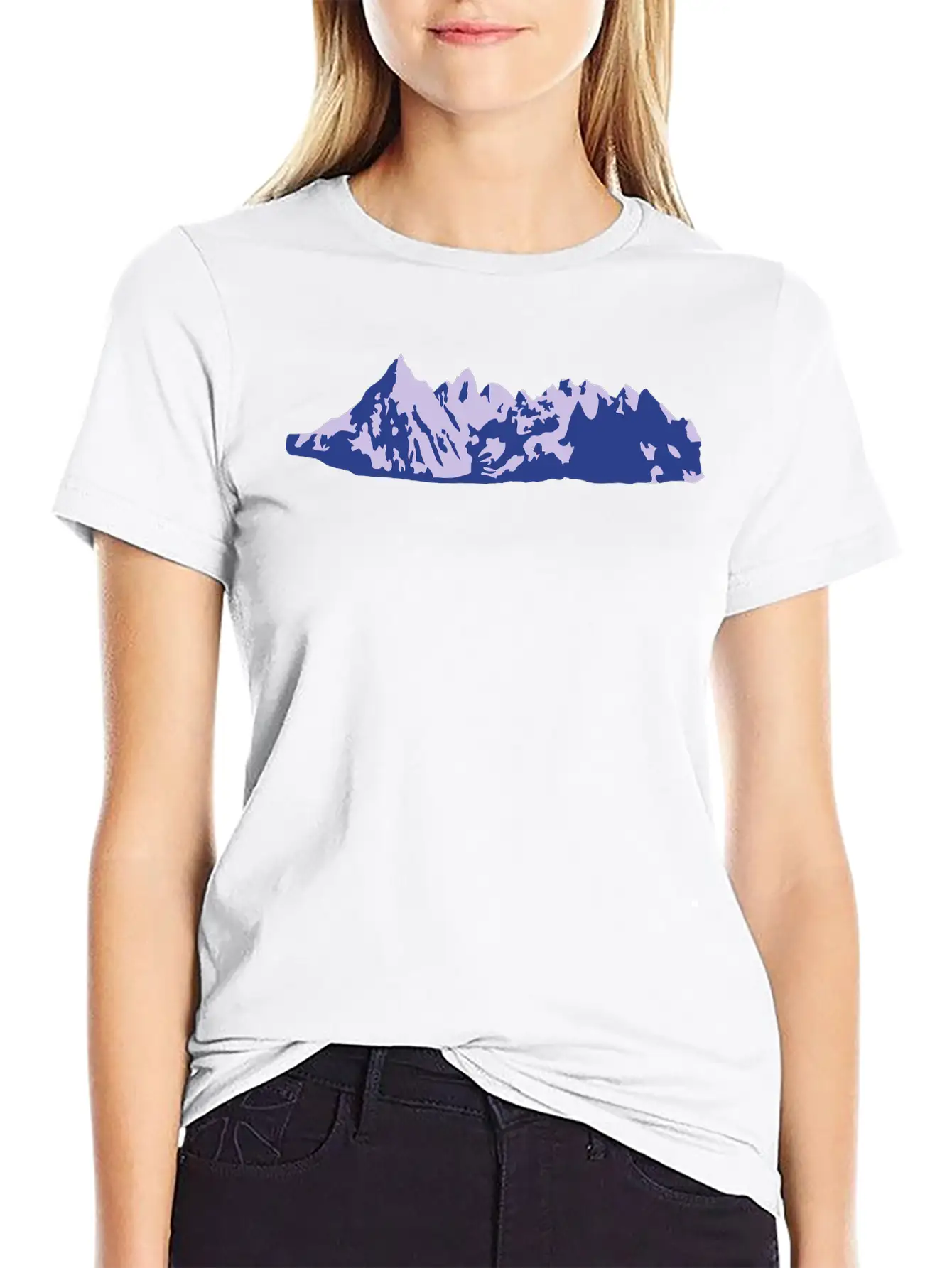 Mountains, Mountain Stylish Everyday T-Shirt – Unisex Basic Cotton Tee