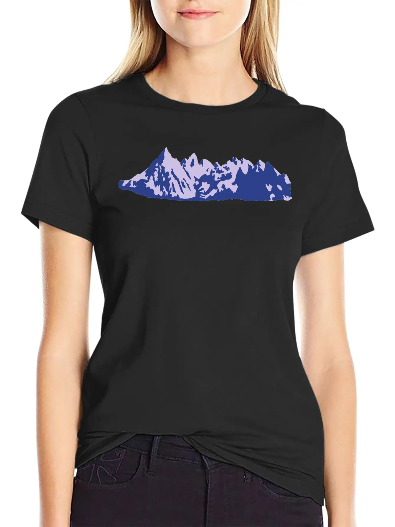 Mountains, Mountain Stylish Everyday T-Shirt – Unisex Basic Cotton Tee