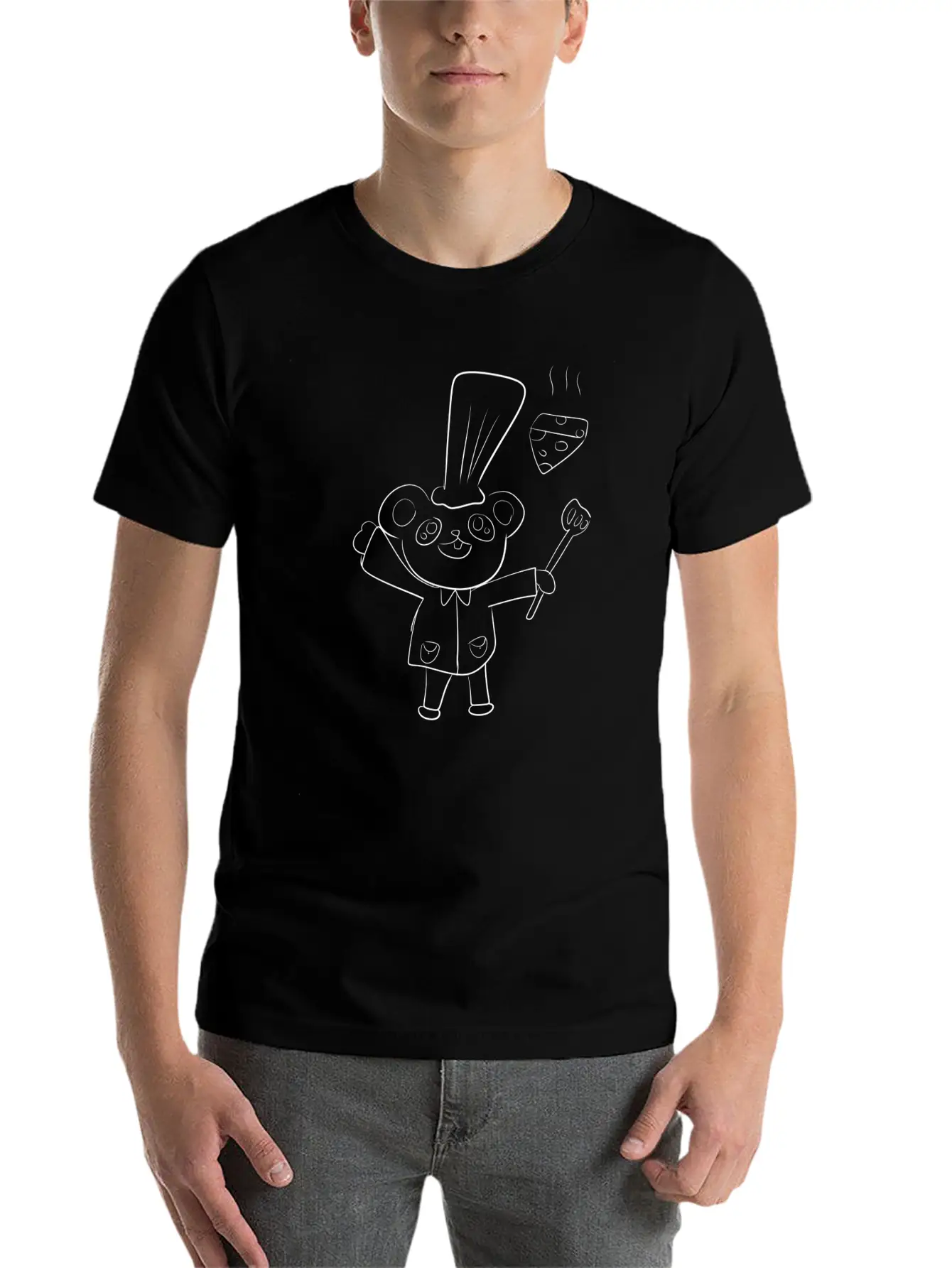 Mouse Cook Cooking Essential Cotton Tee For Daily Outfits – Unisex Style