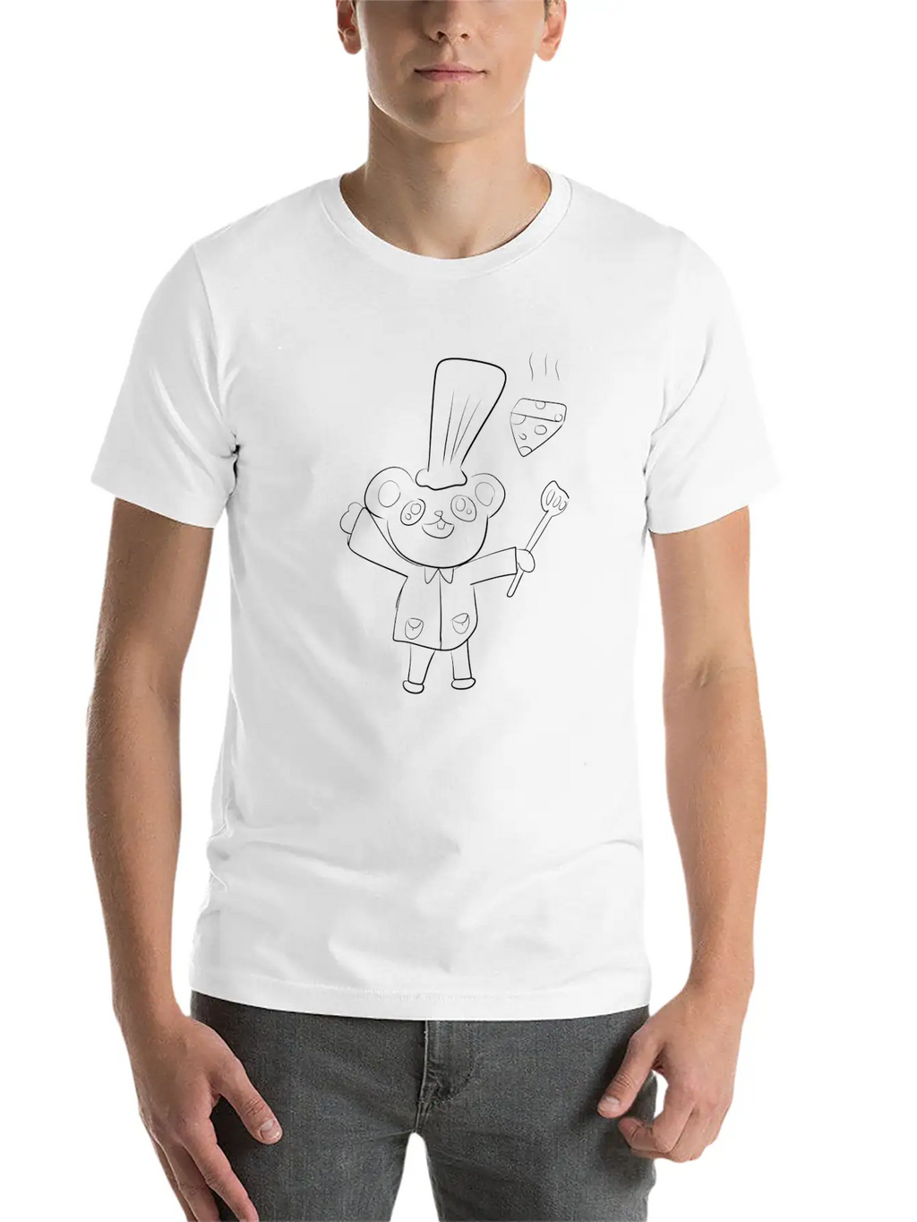 Mouse Cook Cooking Essential Cotton Tee For Daily Outfits – Unisex Style