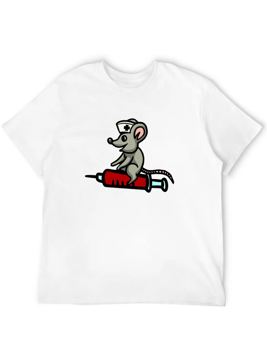 Mouse Fantasy Nurse Syringe Medicine Hospital Classic Cotton Tee – Unisex Comfort For Any Season