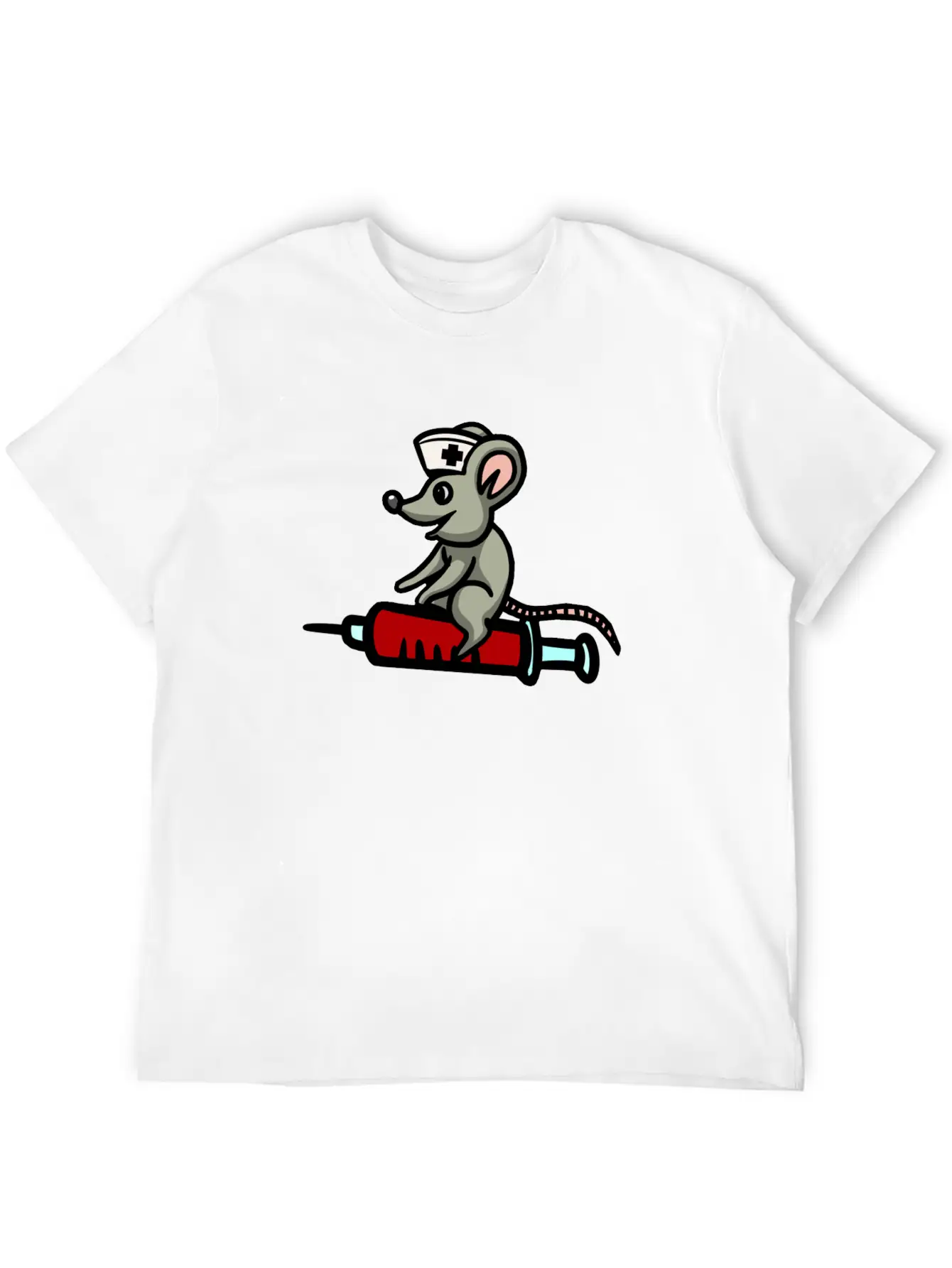 Mouse Fantasy Nurse Syringe Medicine Hospital Classic Cotton Tee – Unisex Comfort For Any Season