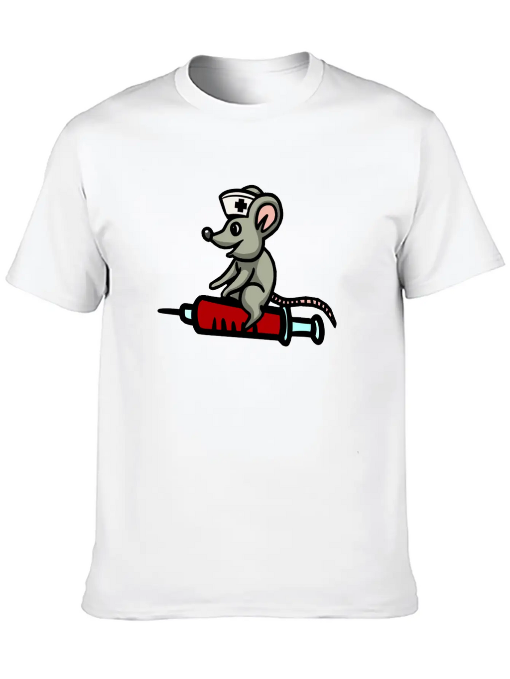 Mouse Fantasy Nurse Syringe Medicine Hospital Classic Cotton Tee – Unisex Comfort For Any Season