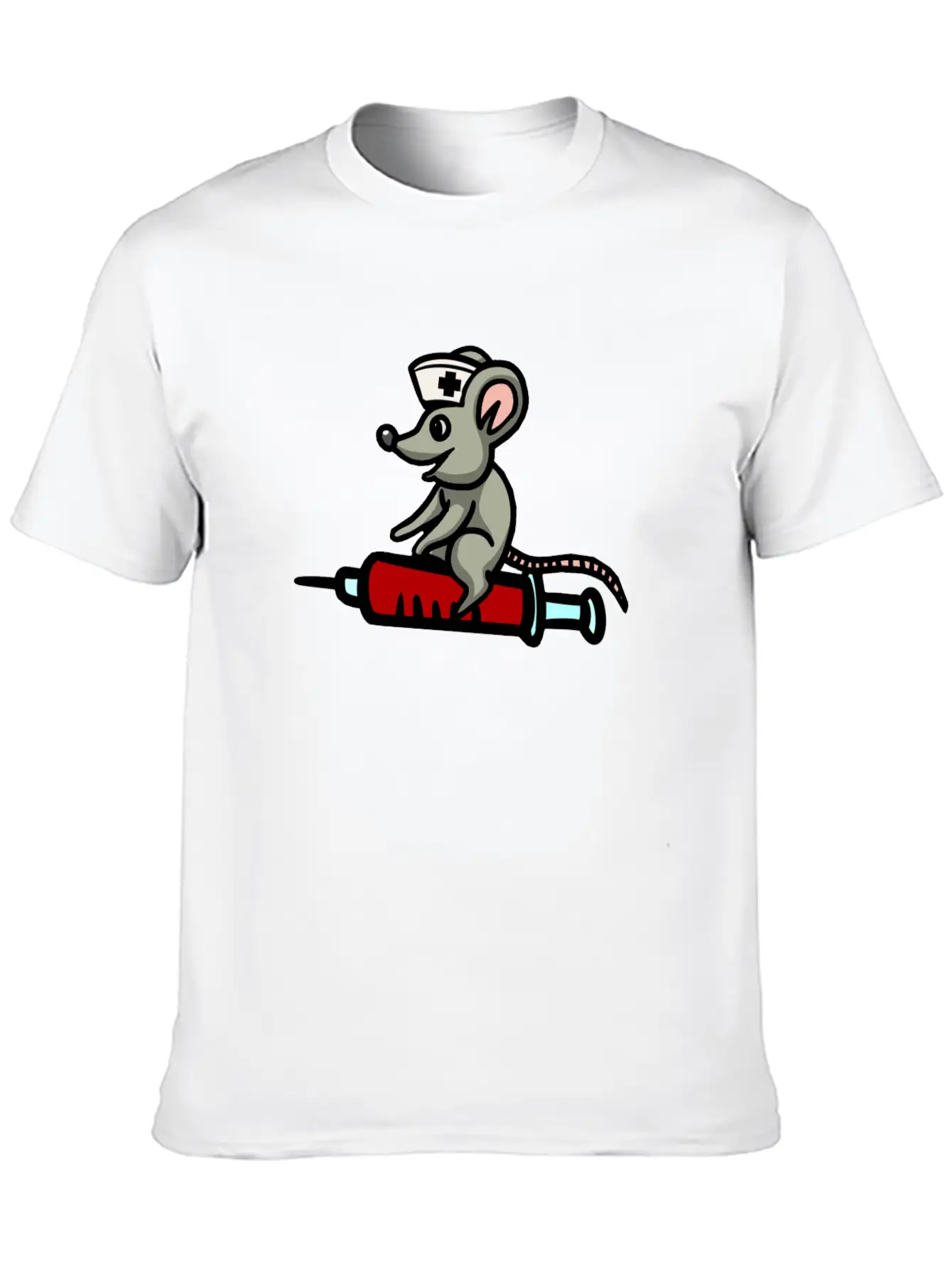 Mouse Fantasy Nurse Syringe Medicine Hospital Classic Cotton Tee – Unisex Comfort For Any Season