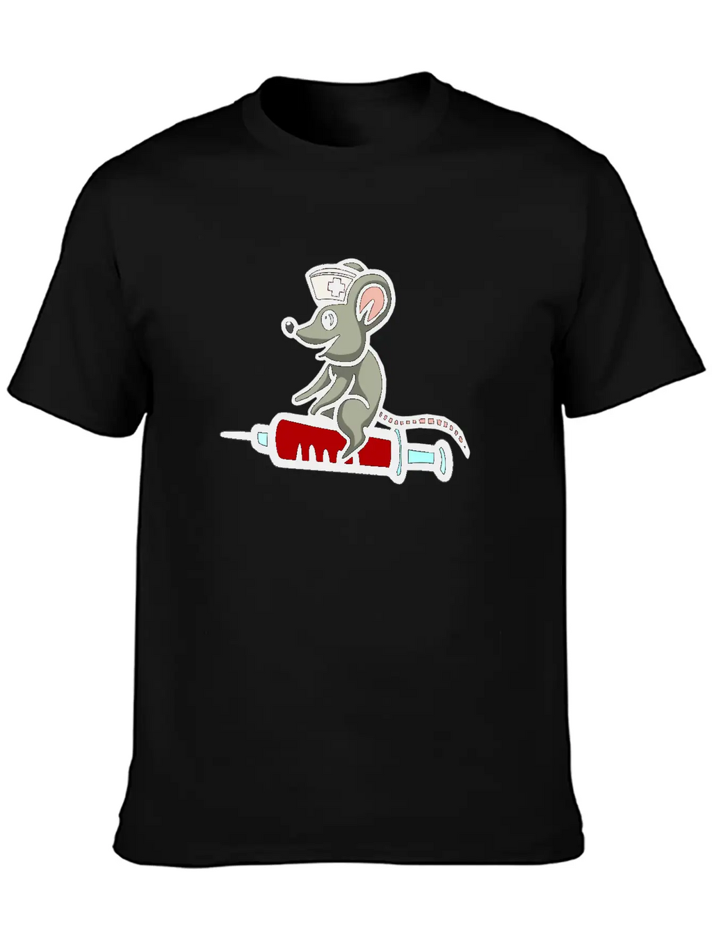 Mouse Fantasy Nurse Syringe Medicine Hospital Classic Cotton Tee – Unisex Comfort For Any Season