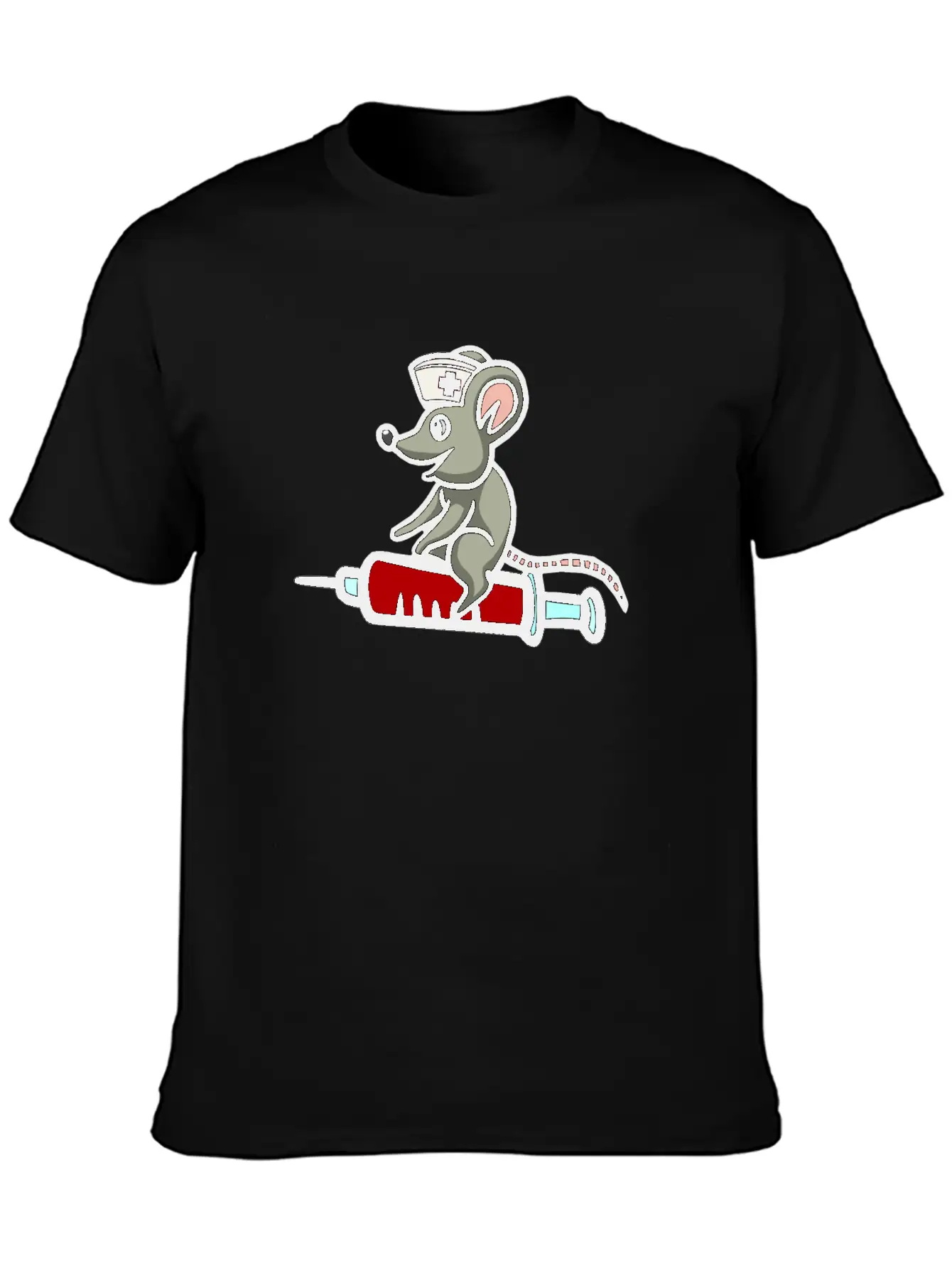 Mouse Fantasy Nurse Syringe Medicine Hospital Classic Cotton Tee – Unisex Comfort For Any Season