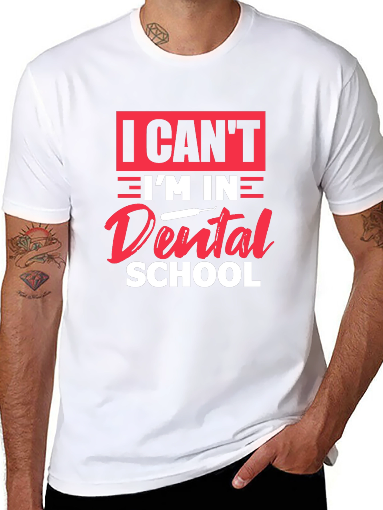 Dental School T-Shirt - I Cant Im in Dental School