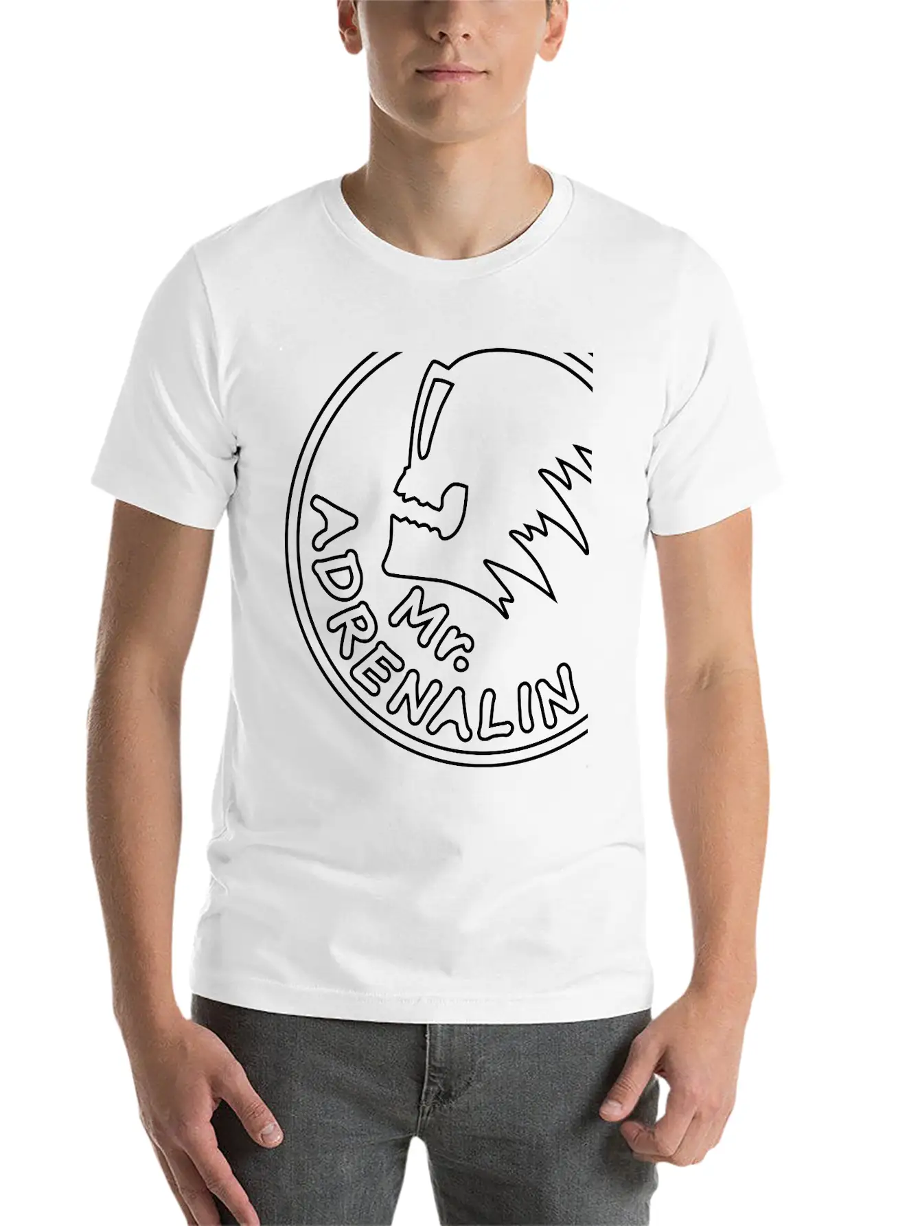 Mr. Adrenalin Extreme Sport Timeless Short Sleeve Tee – Comfy And Minimalist Design