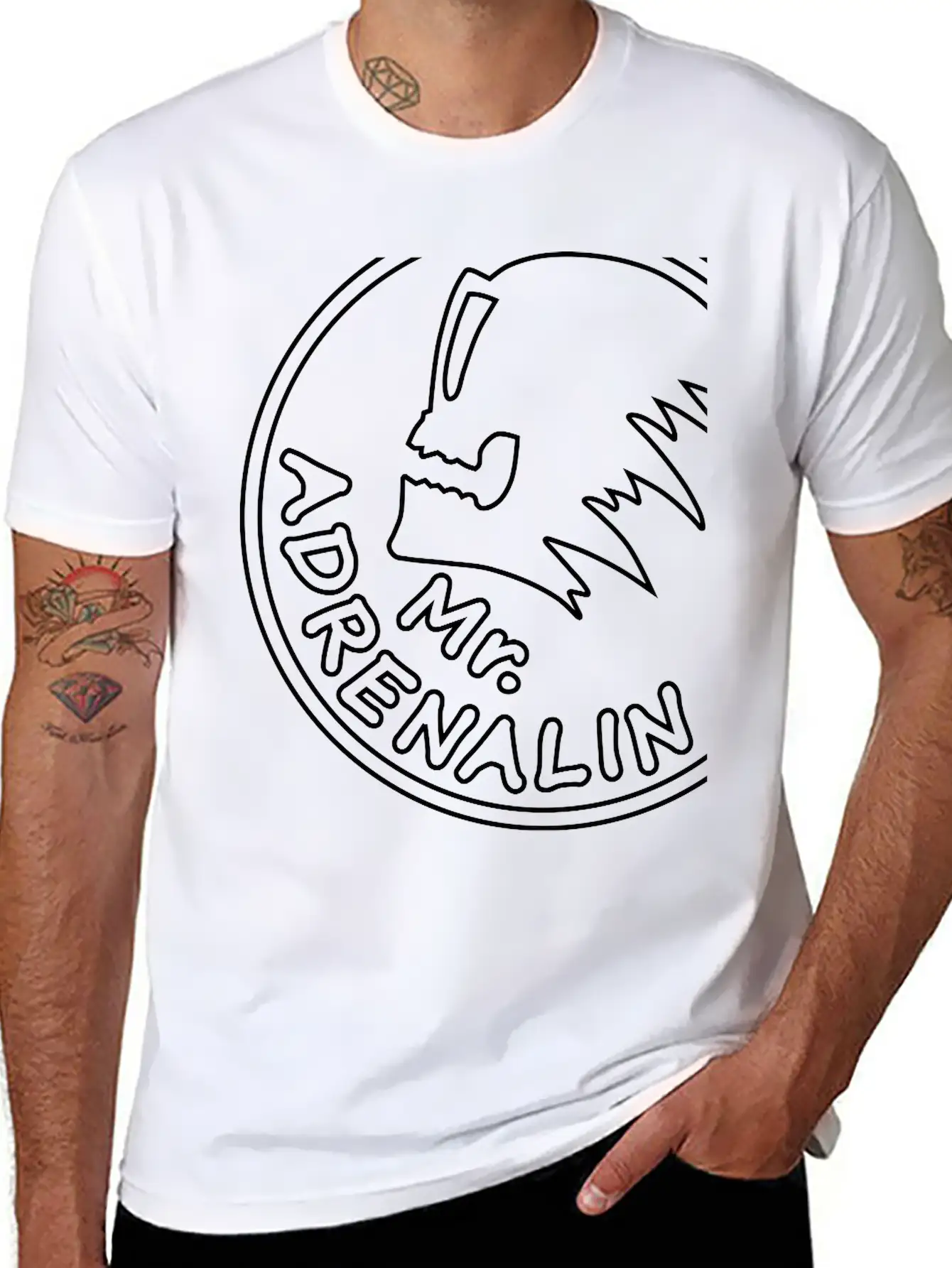 Mr. Adrenalin Extreme Sport Timeless Short Sleeve Tee – Comfy And Minimalist Design