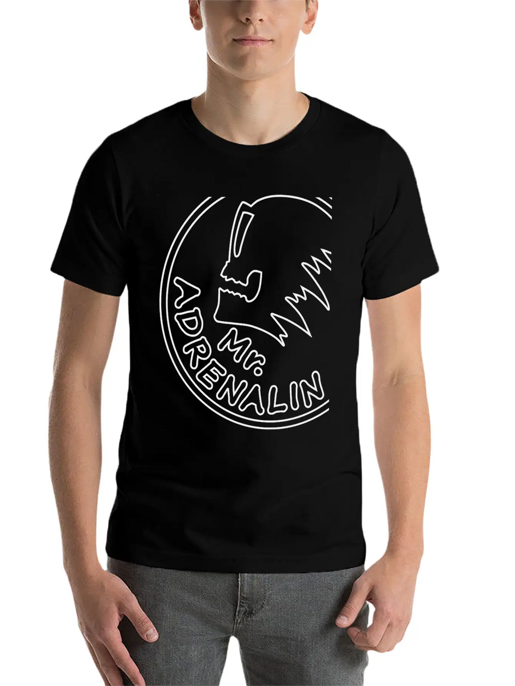 Mr. Adrenalin Extreme Sport Timeless Short Sleeve Tee – Comfy And Minimalist Design