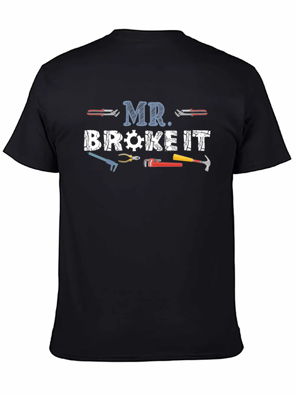 Mr Broke It Kid Mechanic Breathable Soft Cotton T-Shirt – Timeless Casual Look