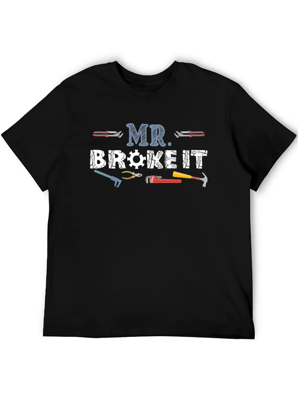 Mr Broke It Kid Mechanic Breathable Soft Cotton T-Shirt – Timeless Casual Look
