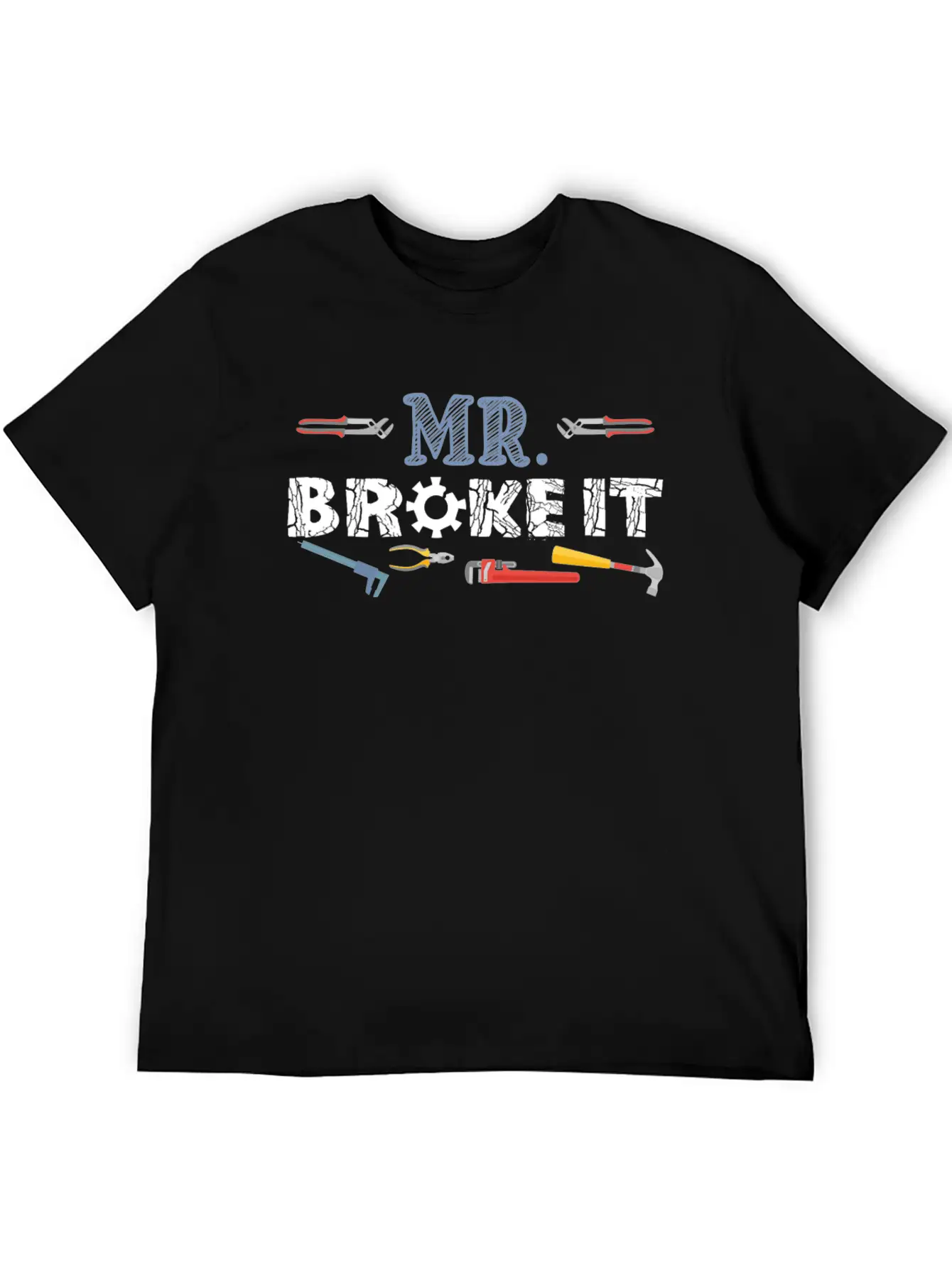 Mr Broke It Kid Mechanic Breathable Soft Cotton T-Shirt – Timeless Casual Look