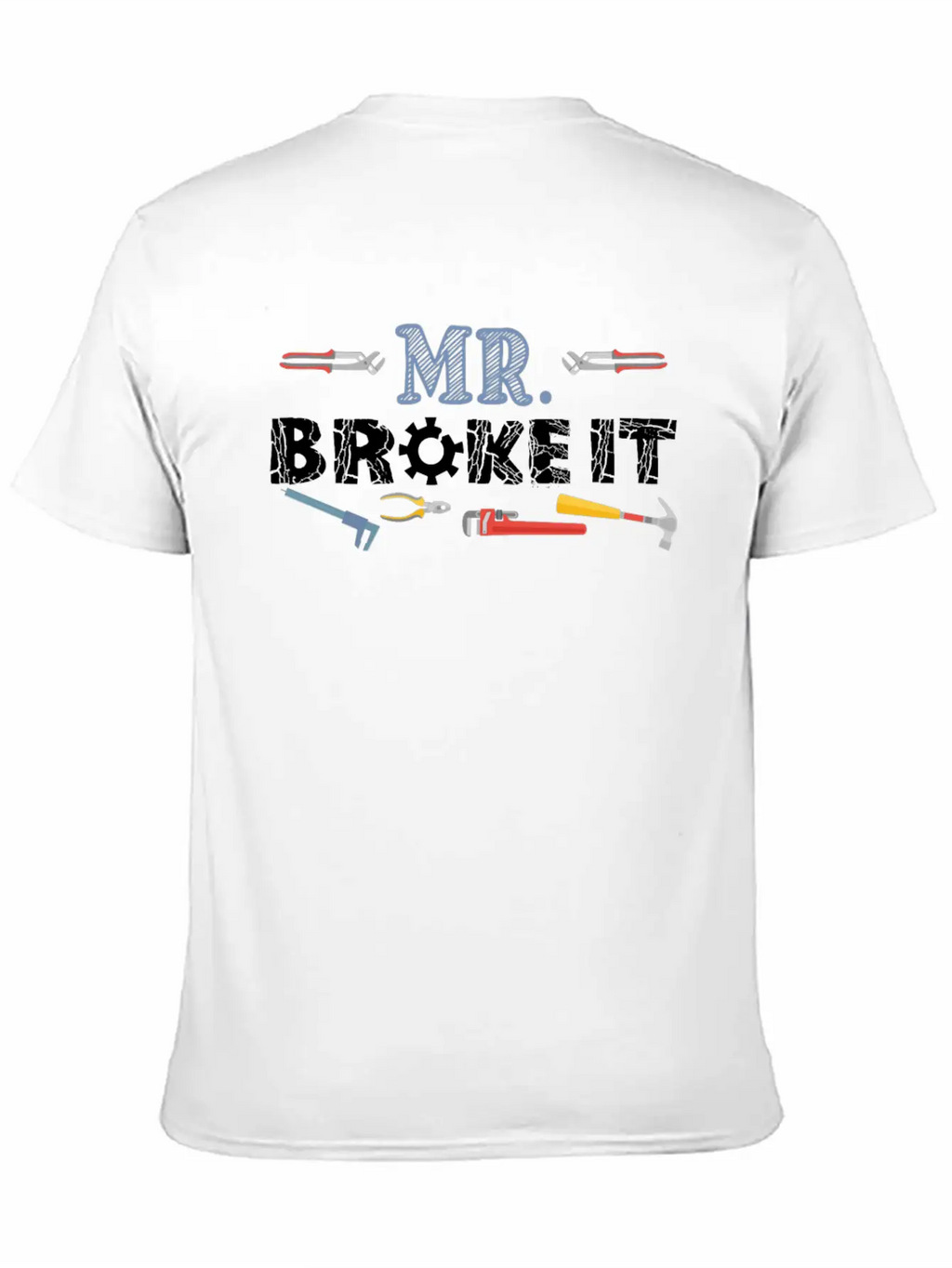 Mr Broke It Kid Mechanic Breathable Soft Cotton T-Shirt – Timeless Casual Look