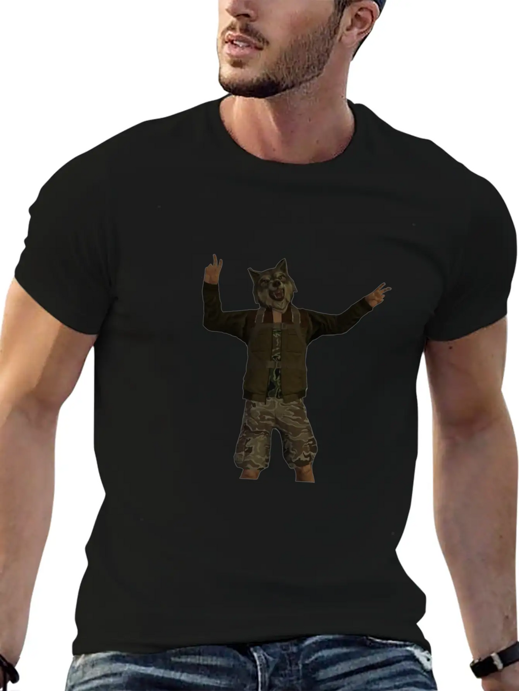 Mr Wolf Stylish Everyday T-Shirt – Unisex Basic Cotton Tee