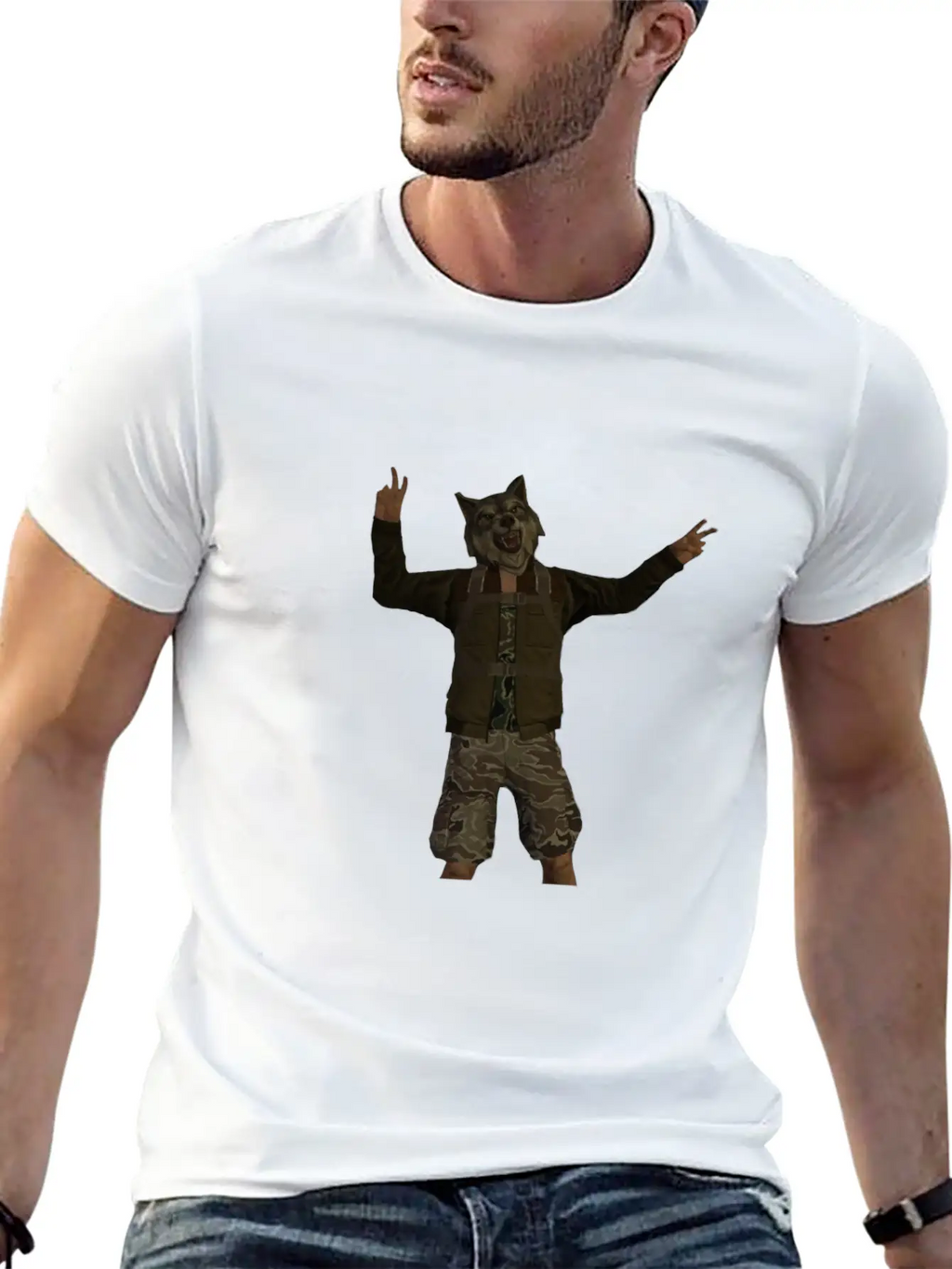 Mr Wolf Stylish Everyday T-Shirt – Unisex Basic Cotton Tee