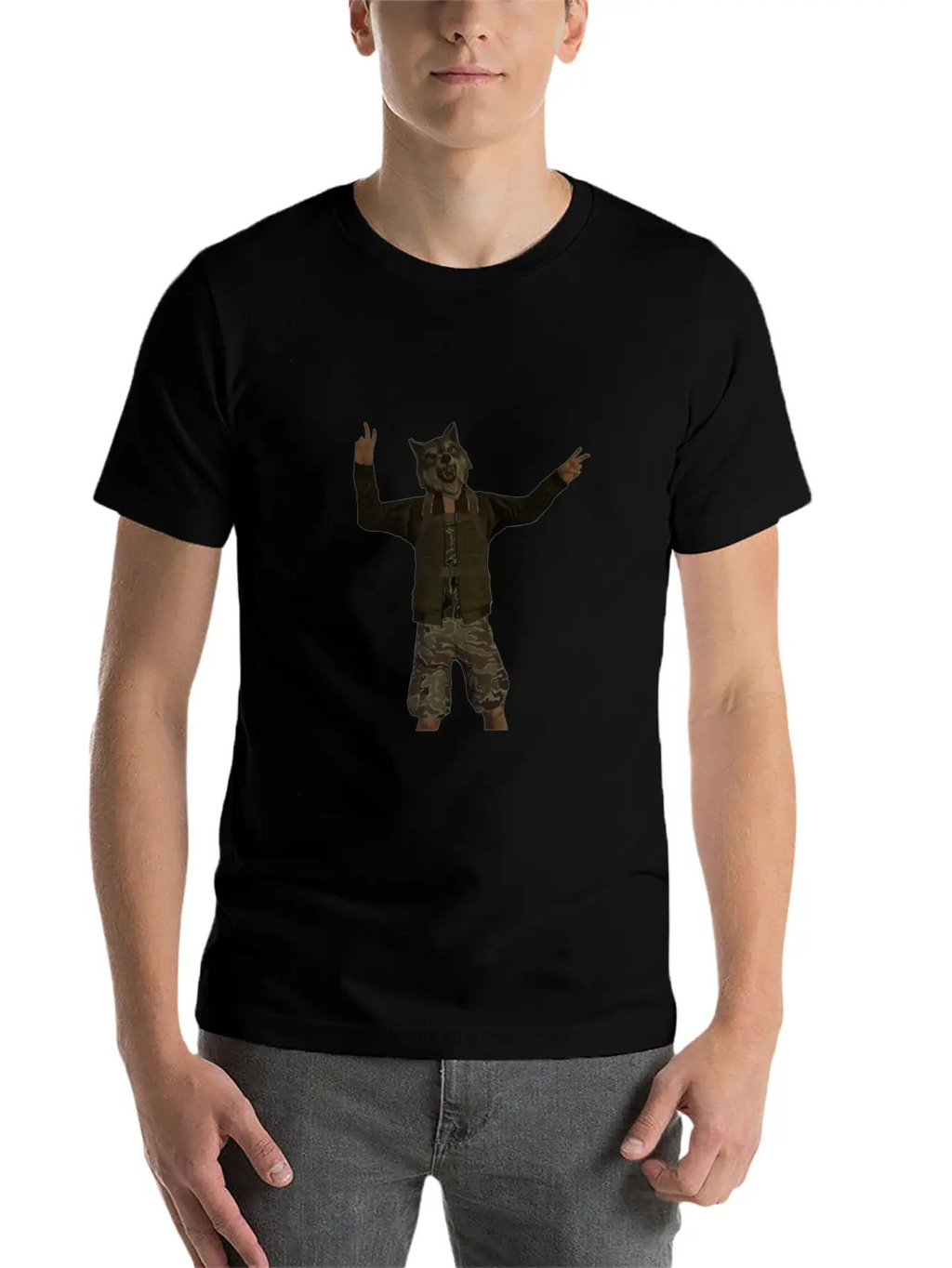 Mr Wolf Stylish Everyday T-Shirt – Unisex Basic Cotton Tee