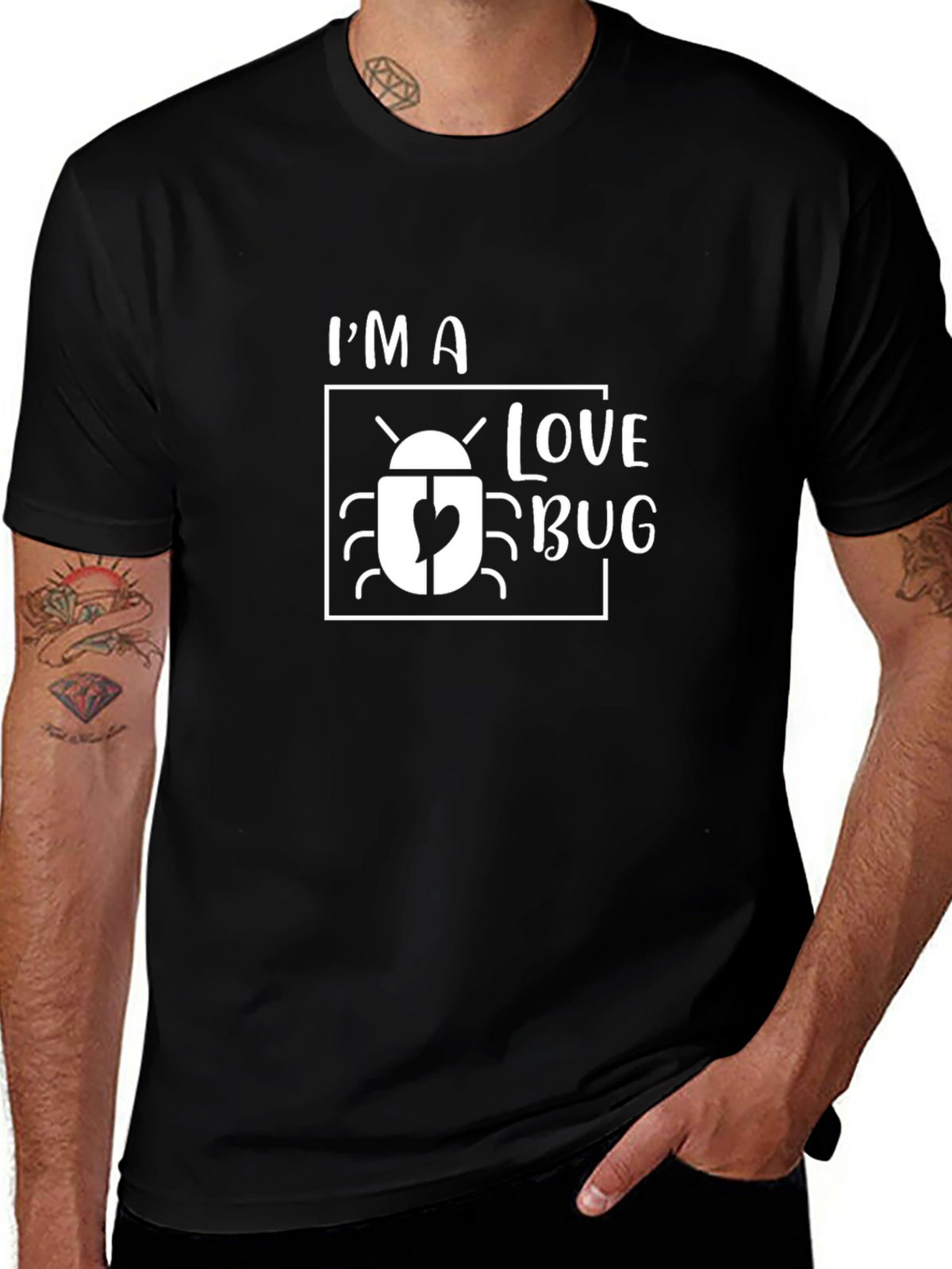 Im a Love Bug Graphic T-Shirt - Trendy Casual Wear