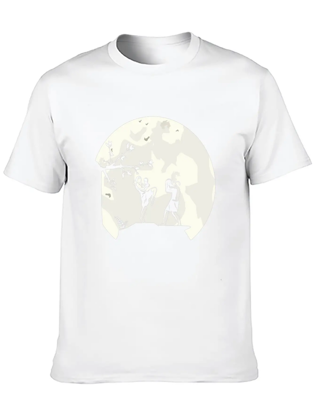 Muay Thai Thaiboxing Fighter Fight Moon For Men Basic Graphic T-Shirt – Daily Comfort In Soft Cotton
