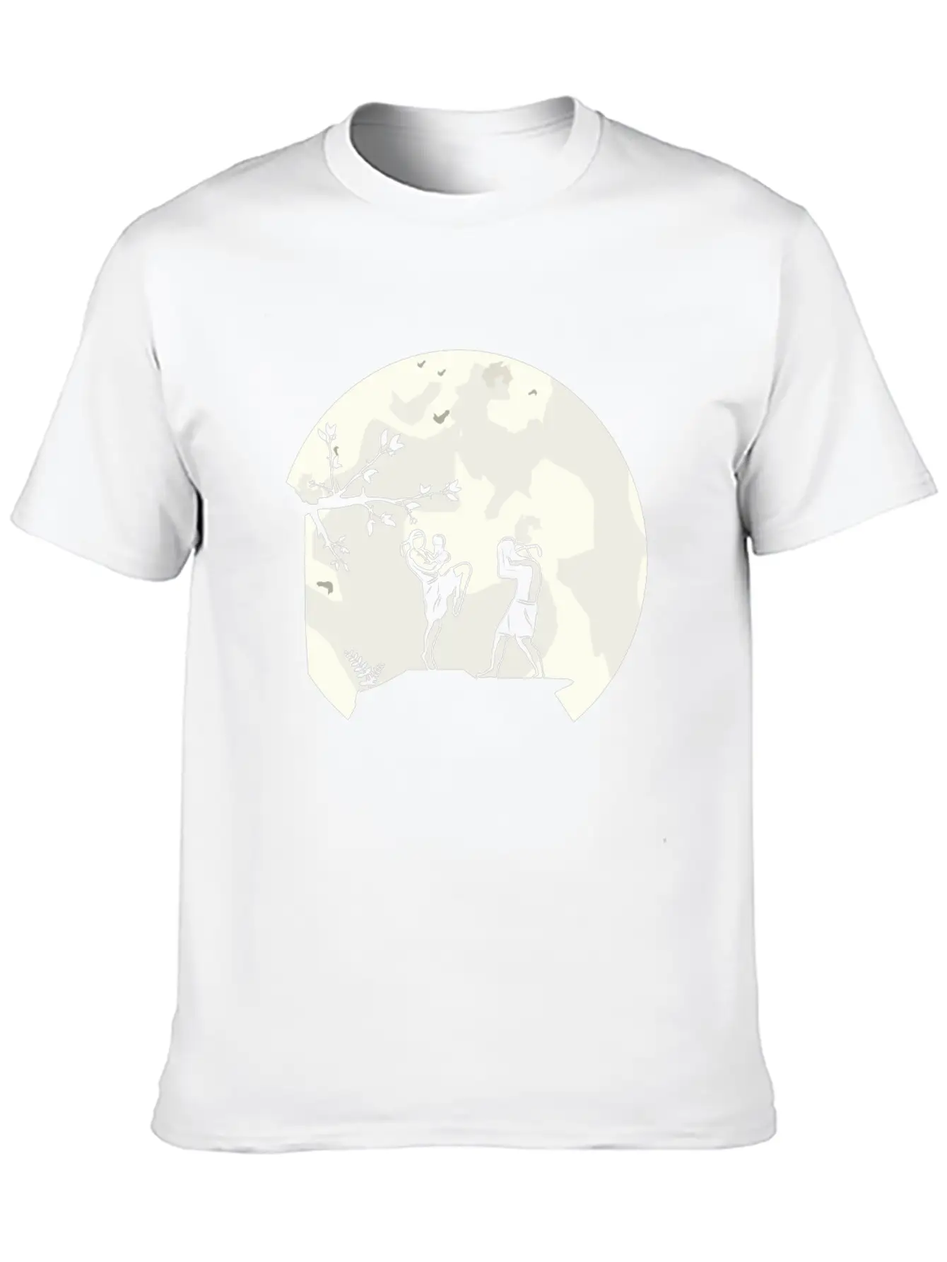 Muay Thai Thaiboxing Fighter Fight Moon For Men Basic Graphic T-Shirt – Daily Comfort In Soft Cotton