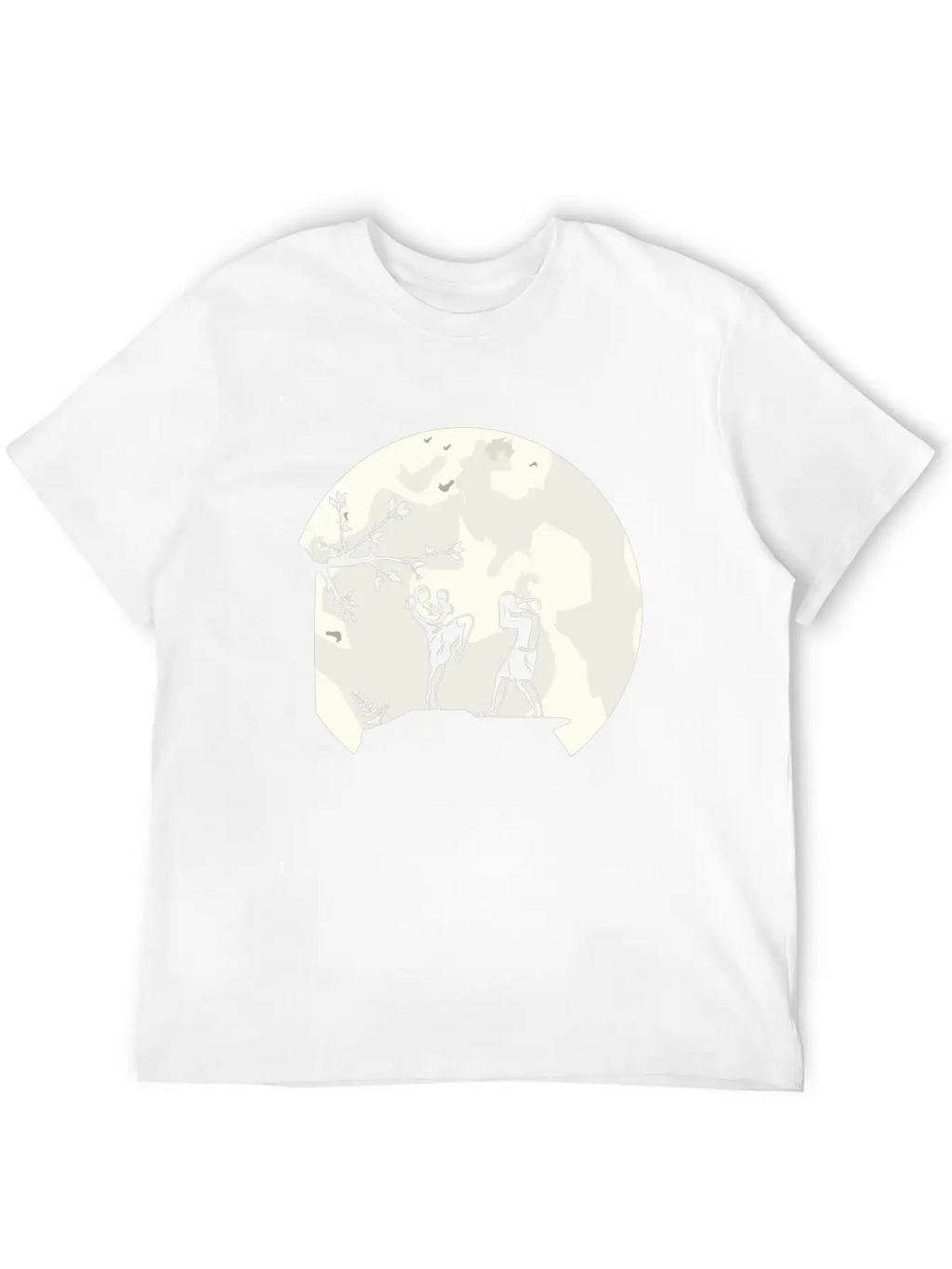 Muay Thai Thaiboxing Fighter Fight Moon For Men Basic Graphic T-Shirt – Daily Comfort In Soft Cotton