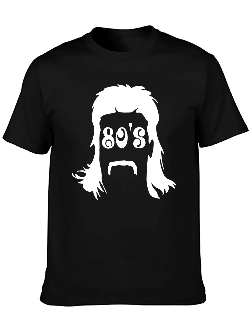 Mullet & 80's Writing Classic Cotton Tee – Unisex Comfort For Any Season