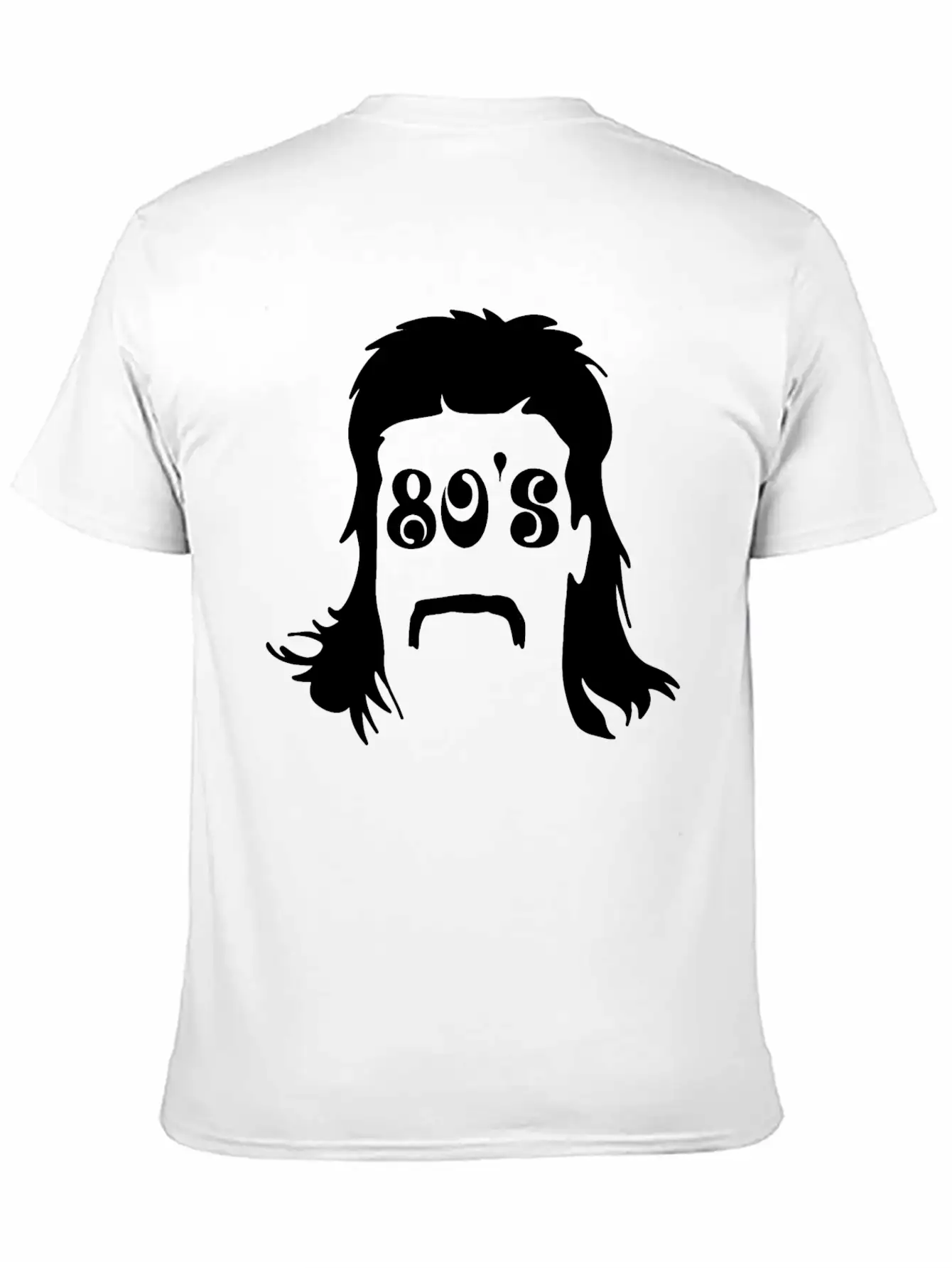Mullet & 80's Writing Classic Cotton Tee – Unisex Comfort For Any Season
