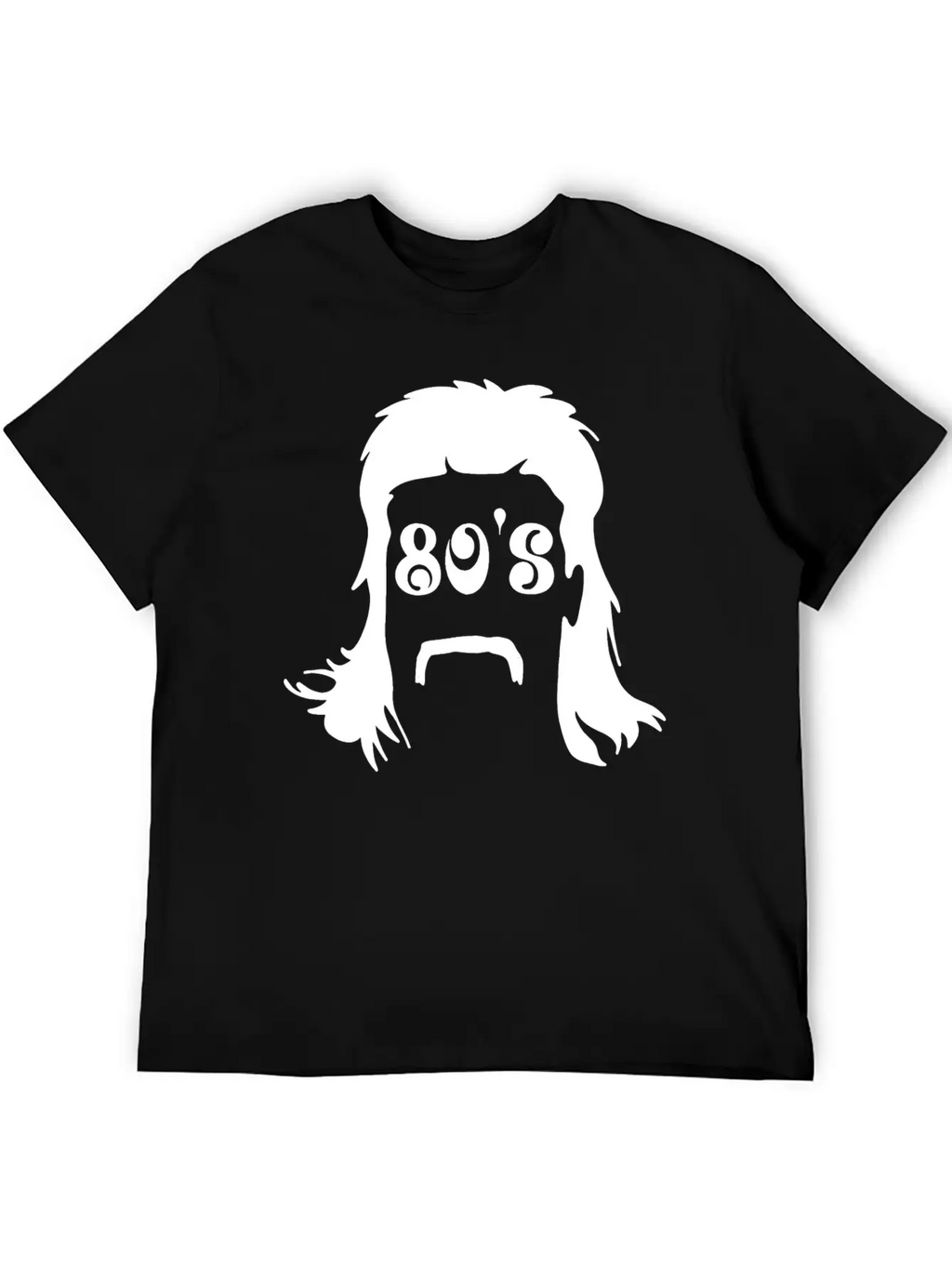 Mullet & 80's Writing Classic Cotton Tee – Unisex Comfort For Any Season