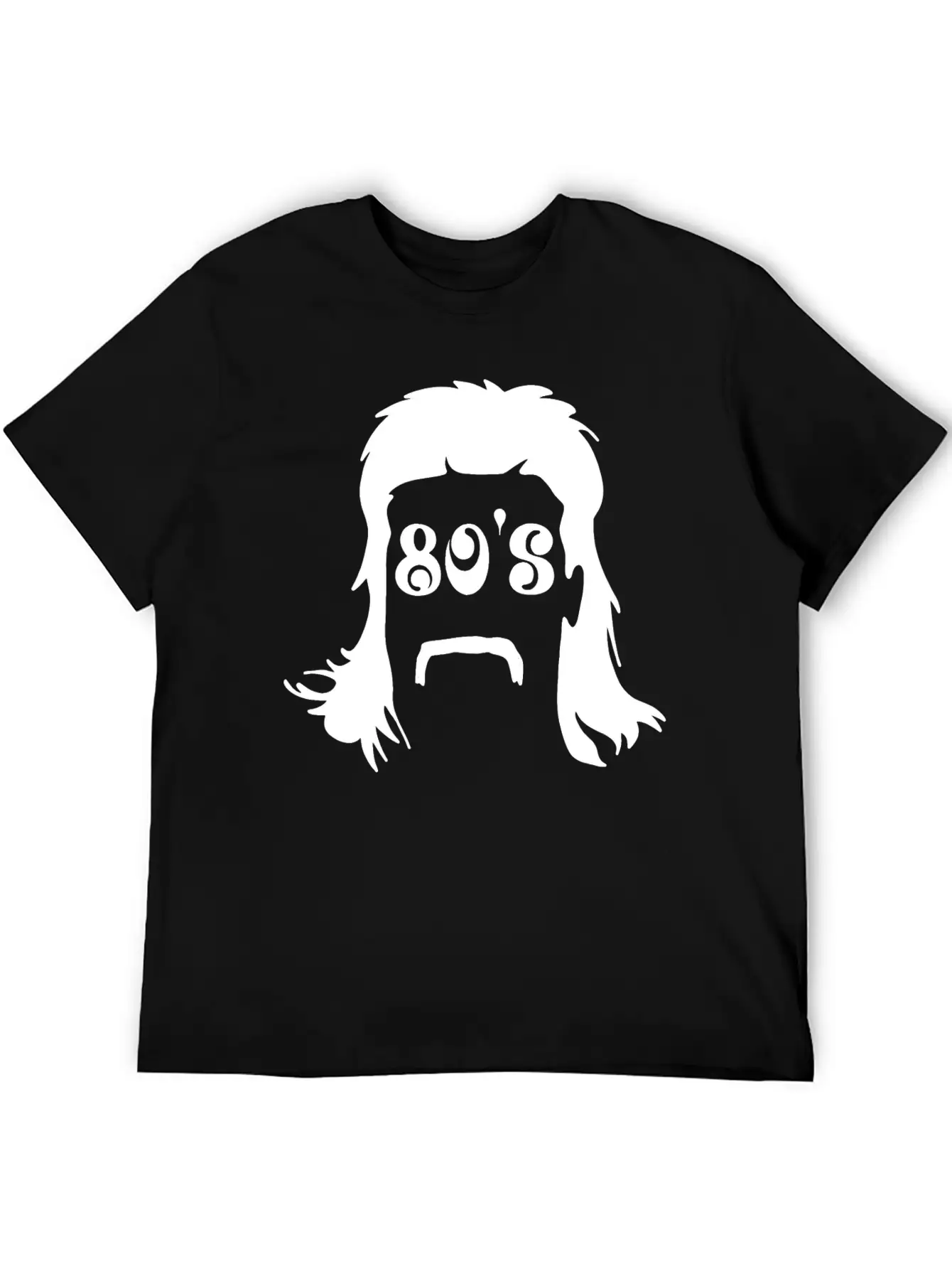 Mullet & 80's Writing Classic Cotton Tee – Unisex Comfort For Any Season