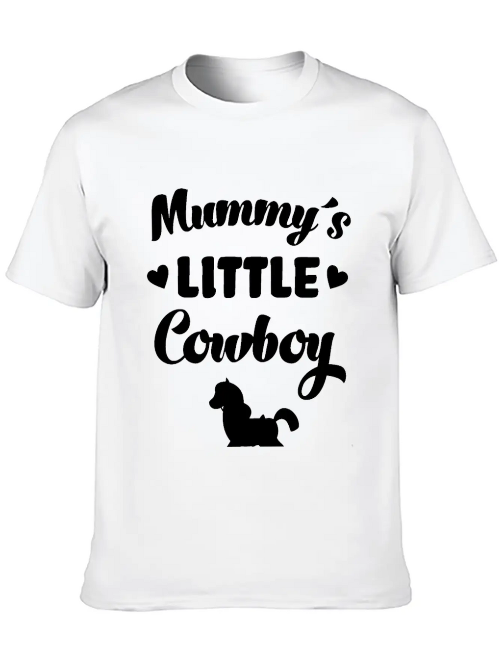 Mummy´s Little Cowboy Horse Rider Horses Breathable Graphic T-Shirt – Perfect For Casual Days