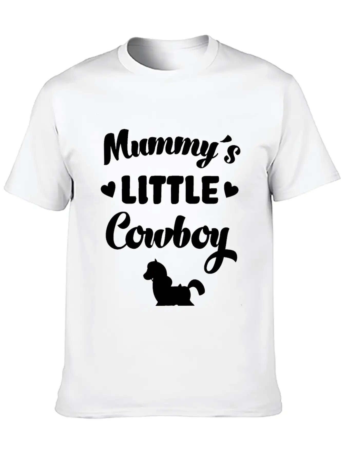 Mummy´s Little Cowboy Horse Rider Horses Breathable Graphic T-Shirt – Perfect For Casual Days