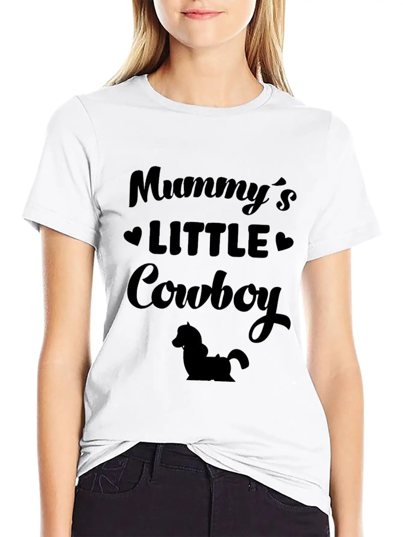 Mummy´s Little Cowboy Horse Rider Horses Breathable Graphic T-Shirt – Perfect For Casual Days