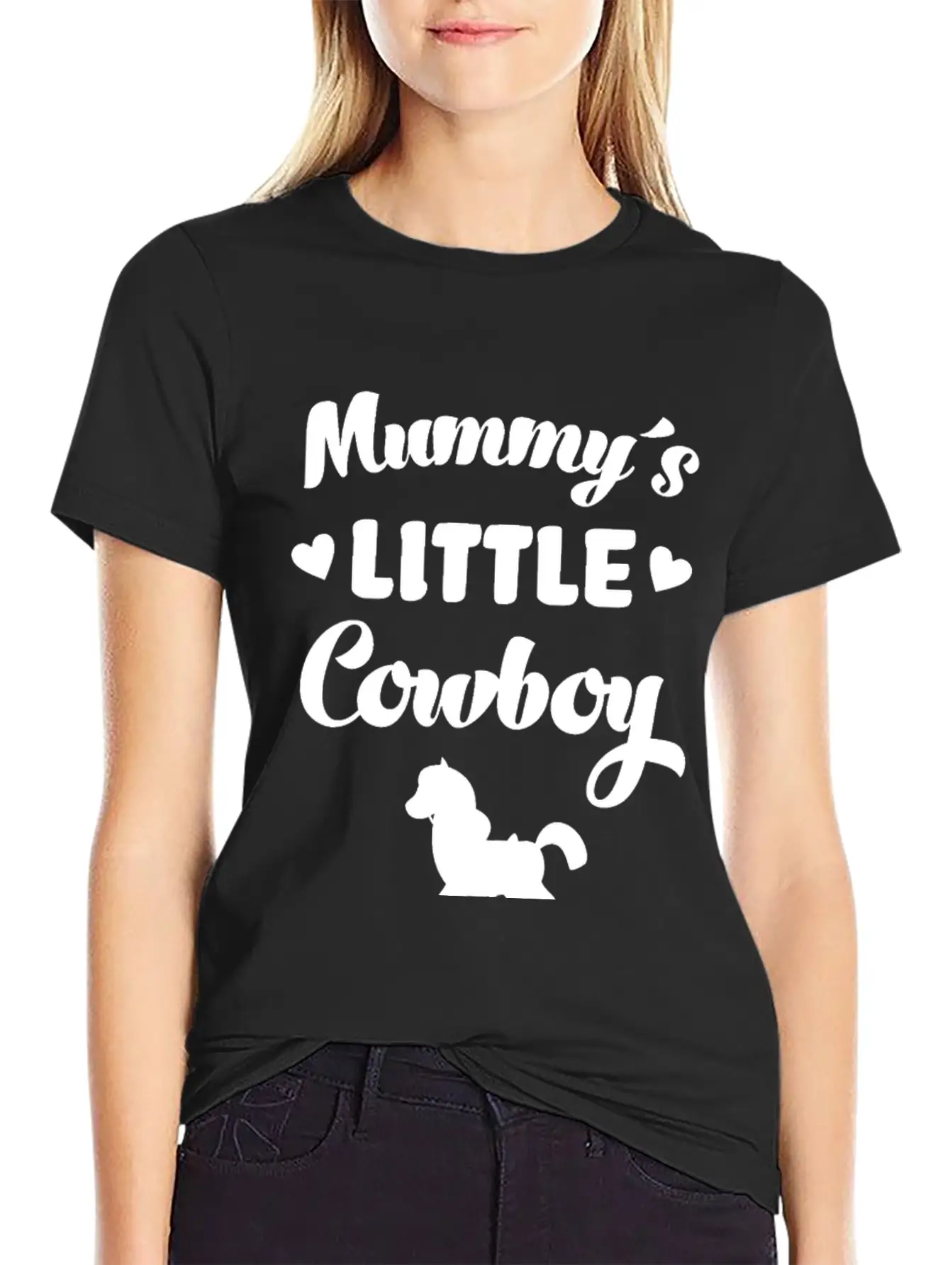 Mummy´s Little Cowboy Horse Rider Horses Breathable Graphic T-Shirt – Perfect For Casual Days