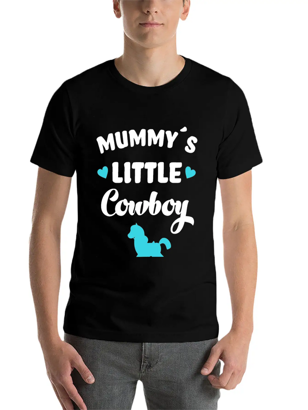Mummy´s Little Cowboy Horse Rider Horses Classic Cotton Tee – Unisex Comfort For Any Season