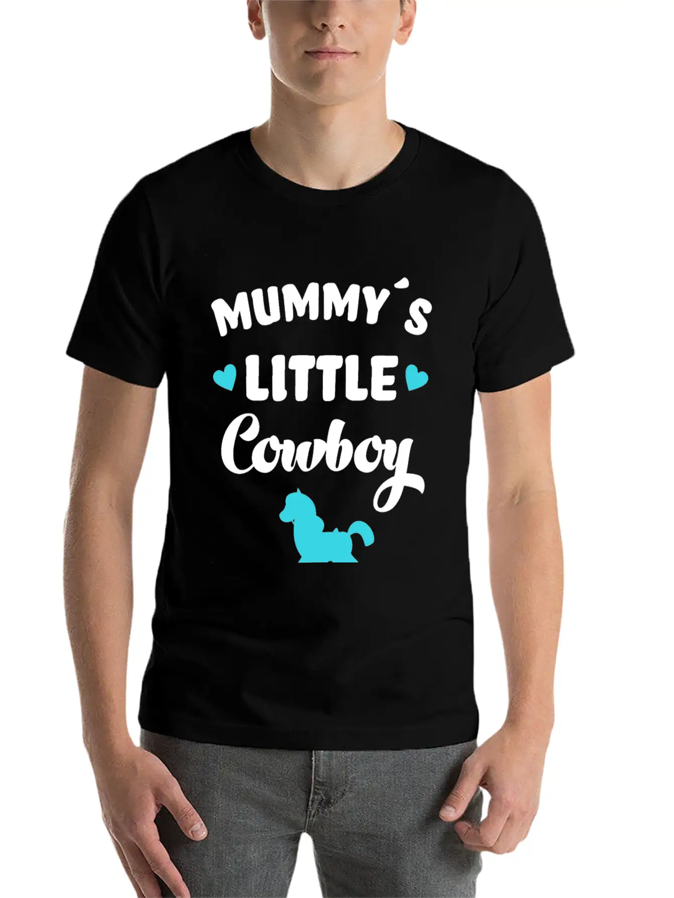 Mummy´s Little Cowboy Horse Rider Horses Classic Cotton Tee – Unisex Comfort For Any Season