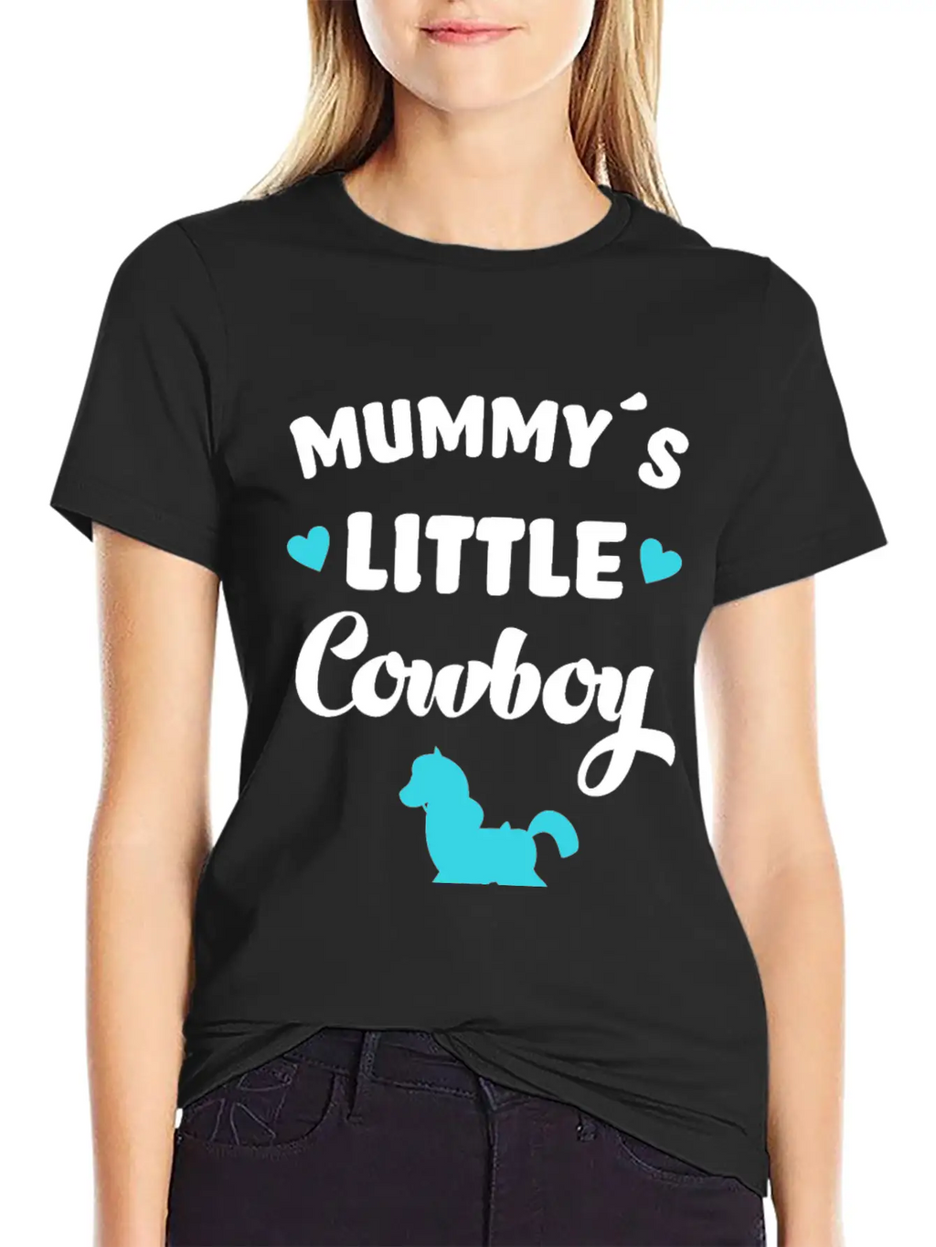 Mummy´s Little Cowboy Horse Rider Horses Classic Cotton Tee – Unisex Comfort For Any Season