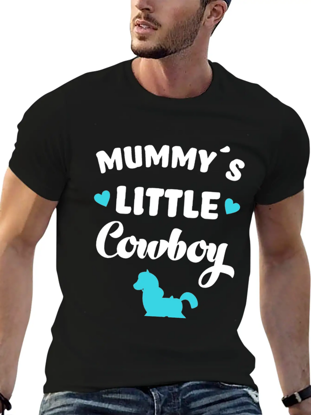 Mummy´s Little Cowboy Horse Rider Horses Classic Cotton Tee – Unisex Comfort For Any Season