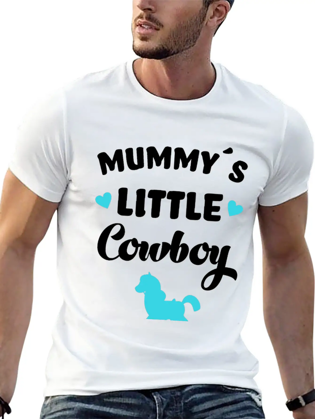 Mummy´s Little Cowboy Horse Rider Horses Classic Cotton Tee – Unisex Comfort For Any Season