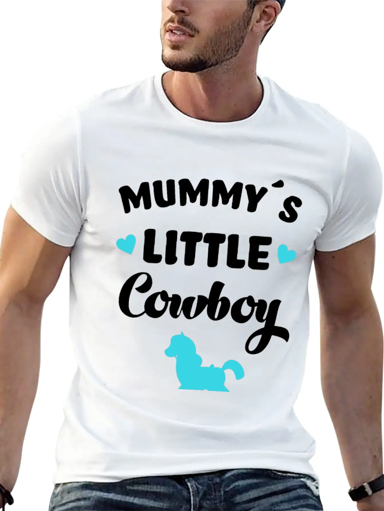 Mummy´s Little Cowboy Horse Rider Horses Classic Cotton Tee – Unisex Comfort For Any Season