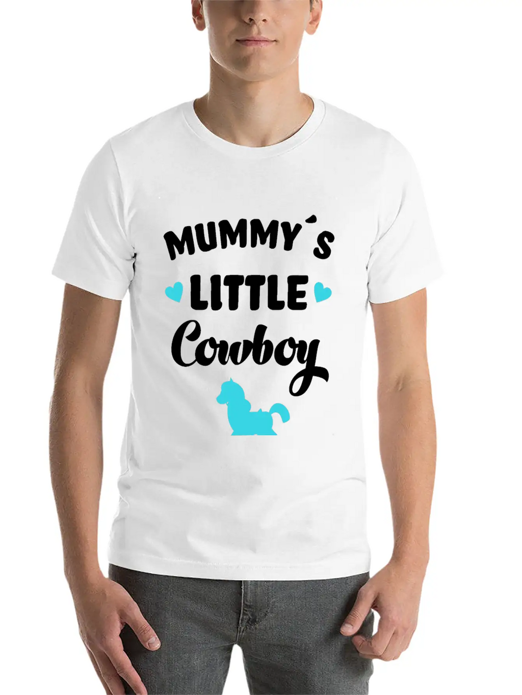 Mummy´s Little Cowboy Horse Rider Horses Classic Cotton Tee – Unisex Comfort For Any Season