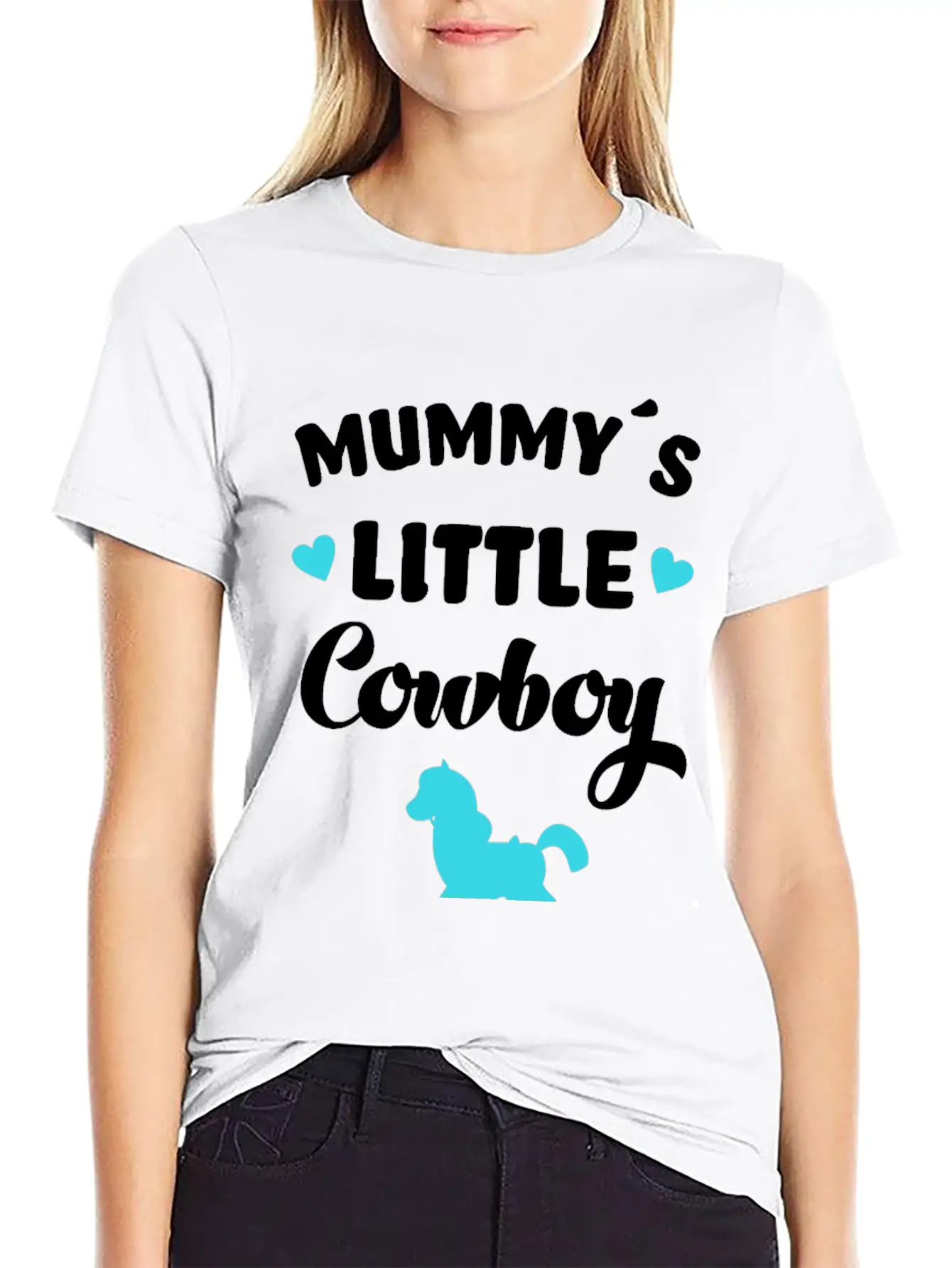 Mummy´s Little Cowboy Horse Rider Horses Classic Cotton Tee – Unisex Comfort For Any Season