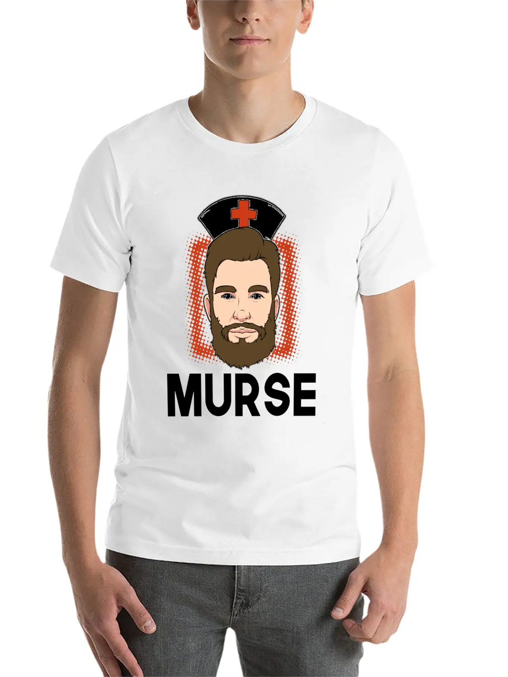 Murse Male Nurse Medicine Hospital First Aid Gift Breathable Soft Cotton T-Shirt – Timeless Casual Look