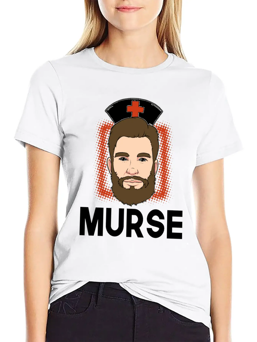 Murse Male Nurse Medicine Hospital First Aid Gift Breathable Soft Cotton T-Shirt – Timeless Casual Look