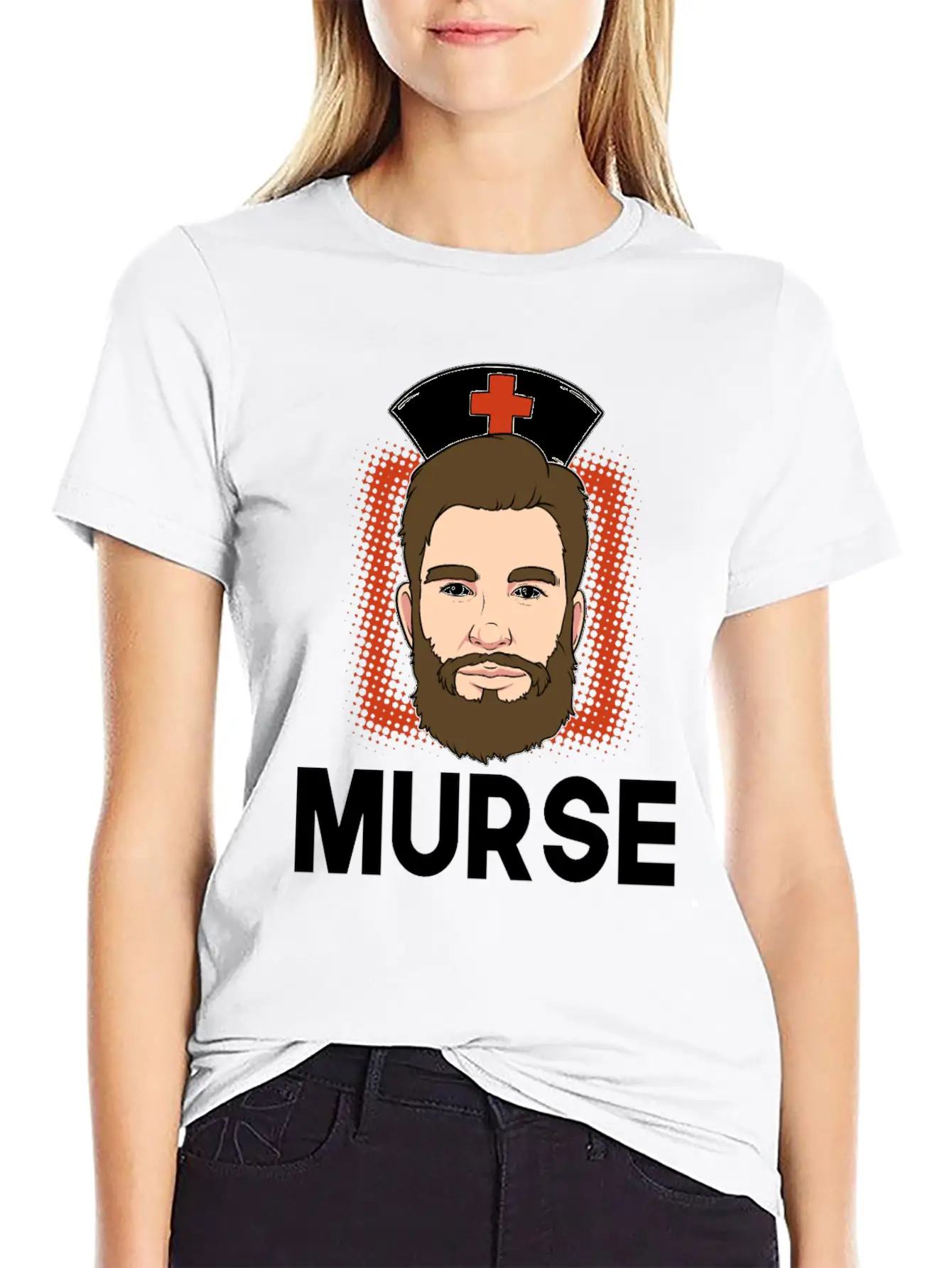 Murse Male Nurse Medicine Hospital First Aid Gift Breathable Soft Cotton T-Shirt – Timeless Casual Look