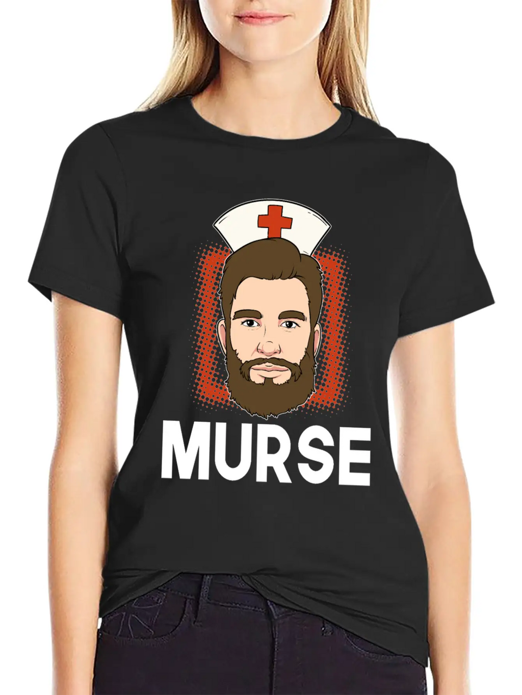 Murse Male Nurse Medicine Hospital First Aid Gift Breathable Soft Cotton T-Shirt – Timeless Casual Look