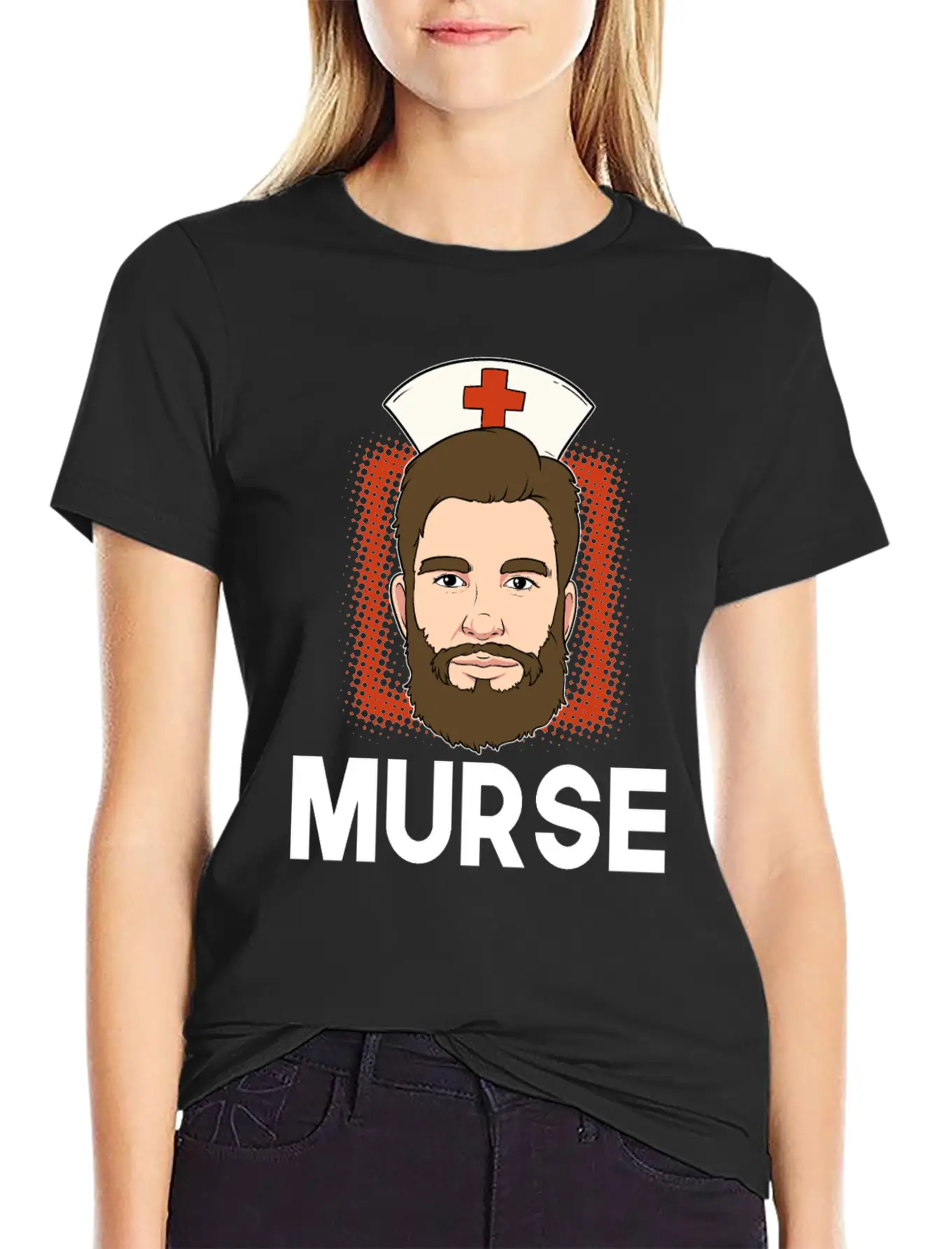 Murse Male Nurse Medicine Hospital First Aid Gift Breathable Soft Cotton T-Shirt – Timeless Casual Look