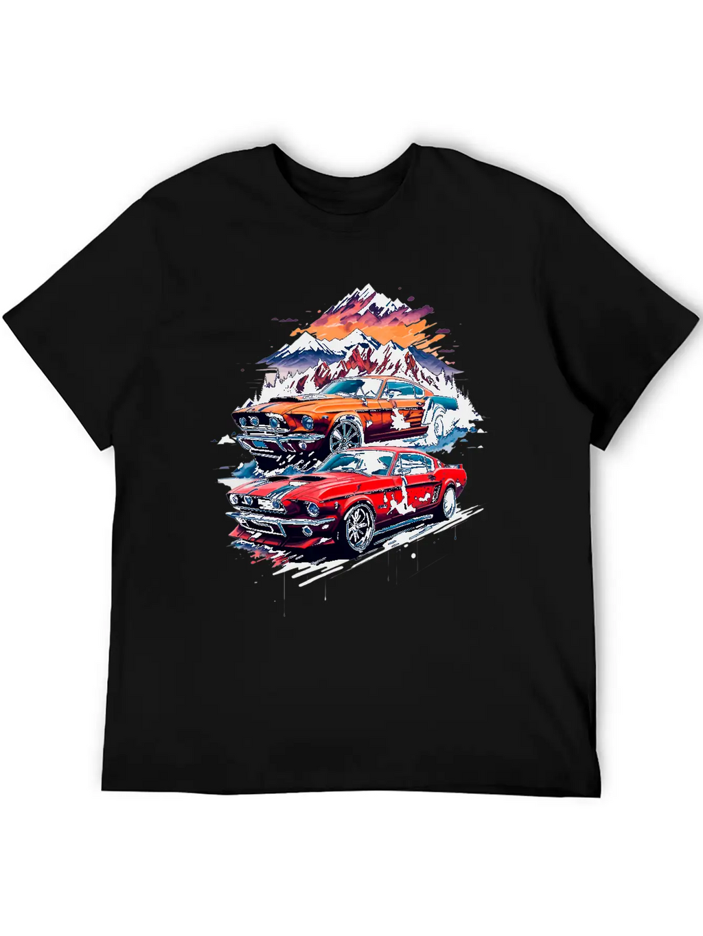 Muscle Classic Car Unisex Casual T-Shirt – Clean Design For Daily Comfort