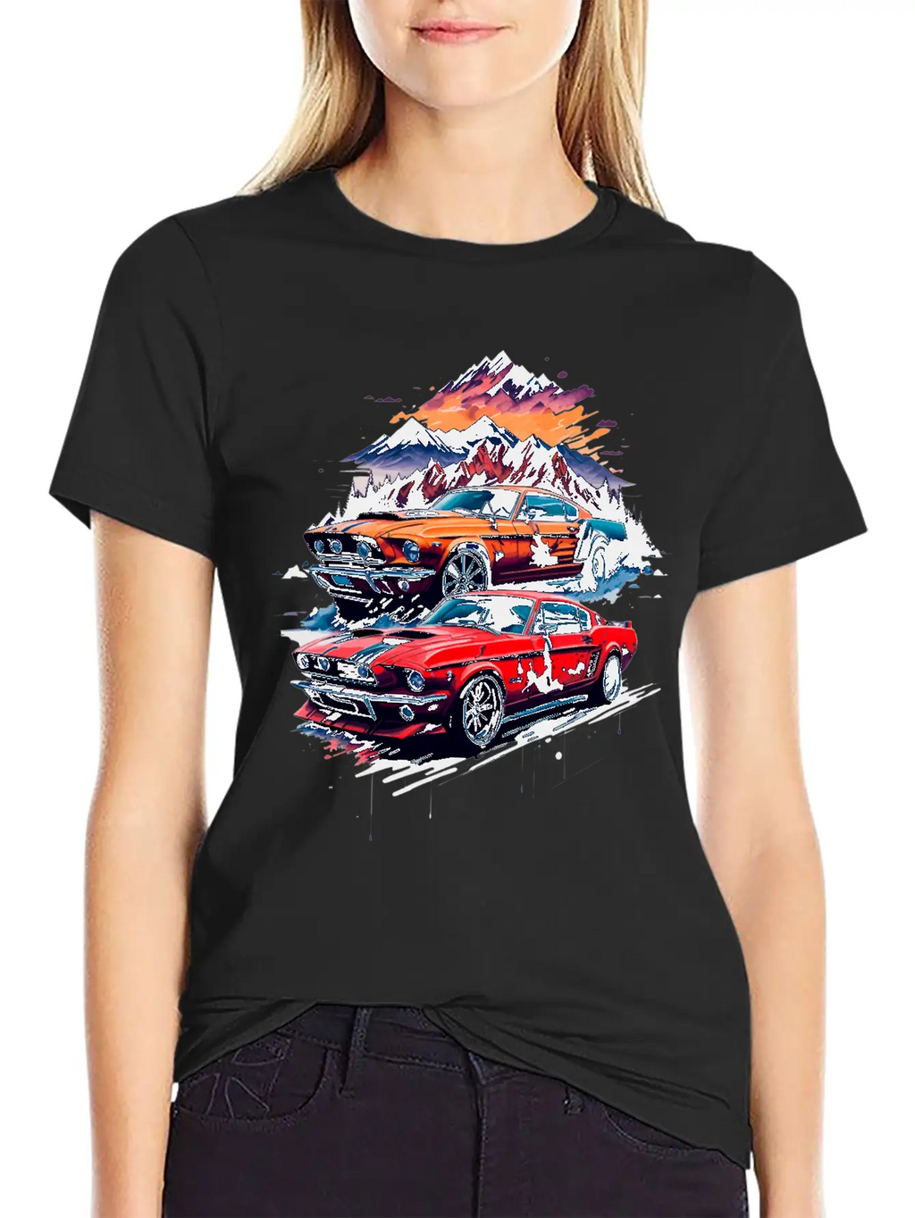 Muscle Classic Car Unisex Casual T-Shirt – Clean Design For Daily Comfort